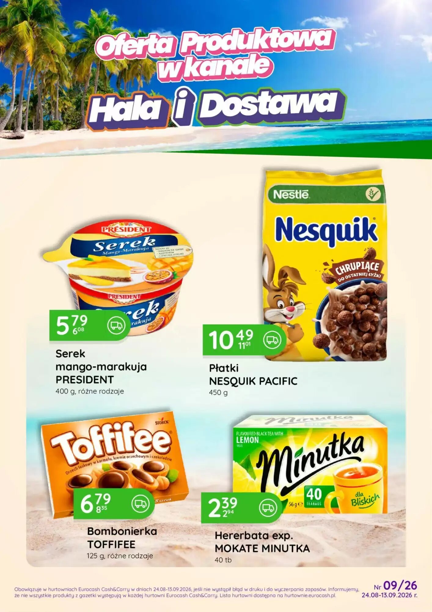Gazetka promocyjna Eurocash Cash & Carry ważna od 24.08.2026 - Strona 1.