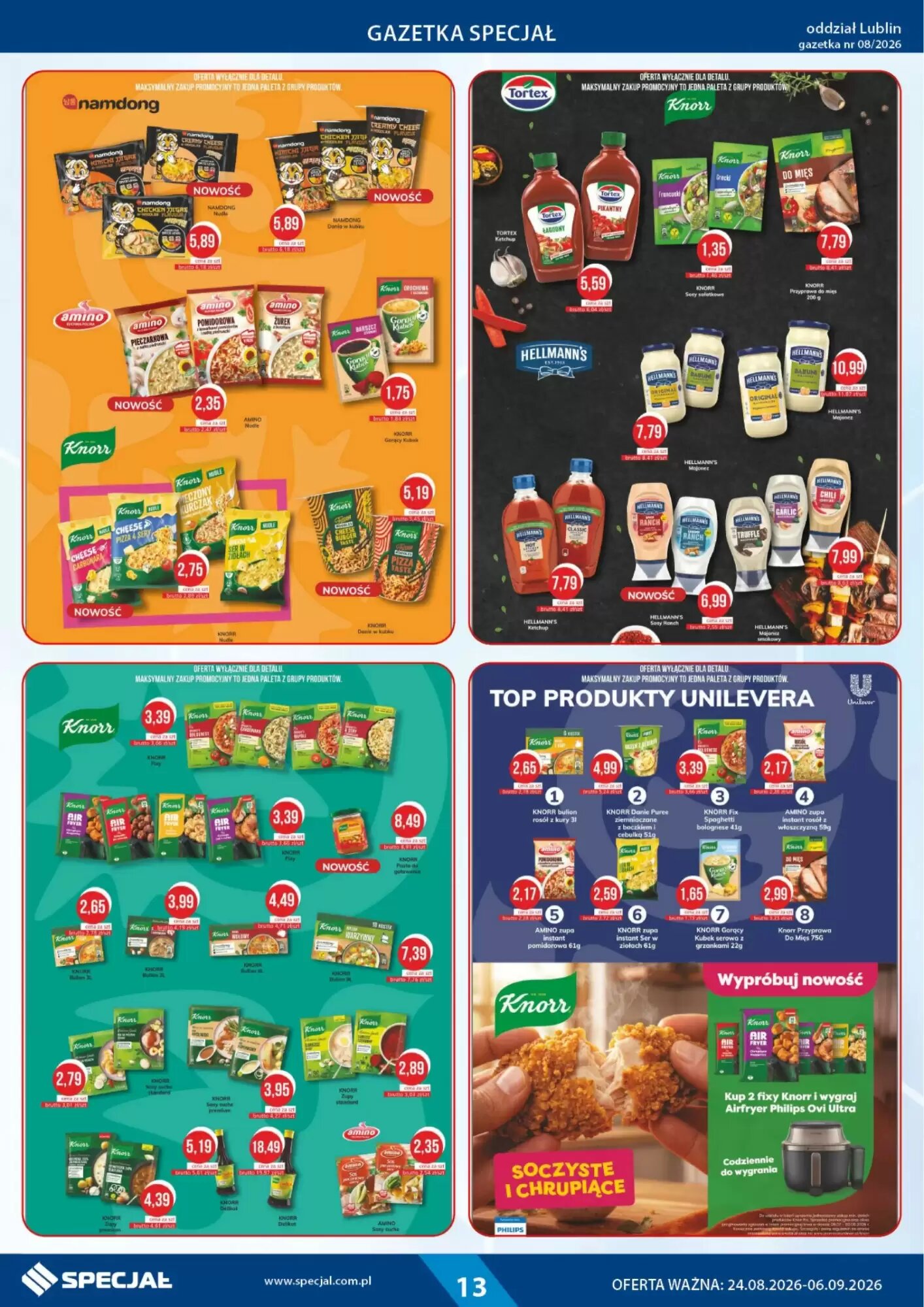 Gazetka promocyjna Specjał  ważna od 24.08.2026 - Strona 13.
