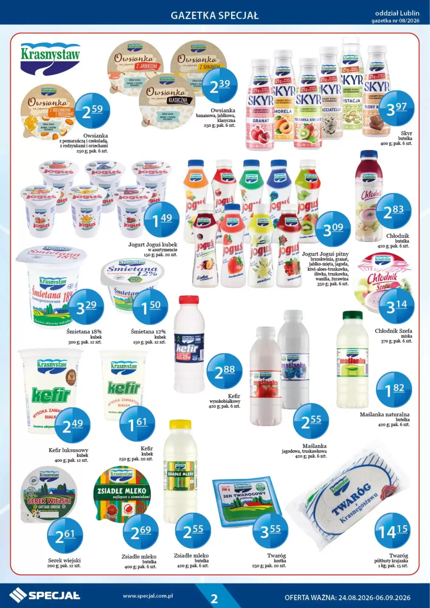 Gazetka promocyjna Specjał  ważna od 24.08.2026 - Strona 2.