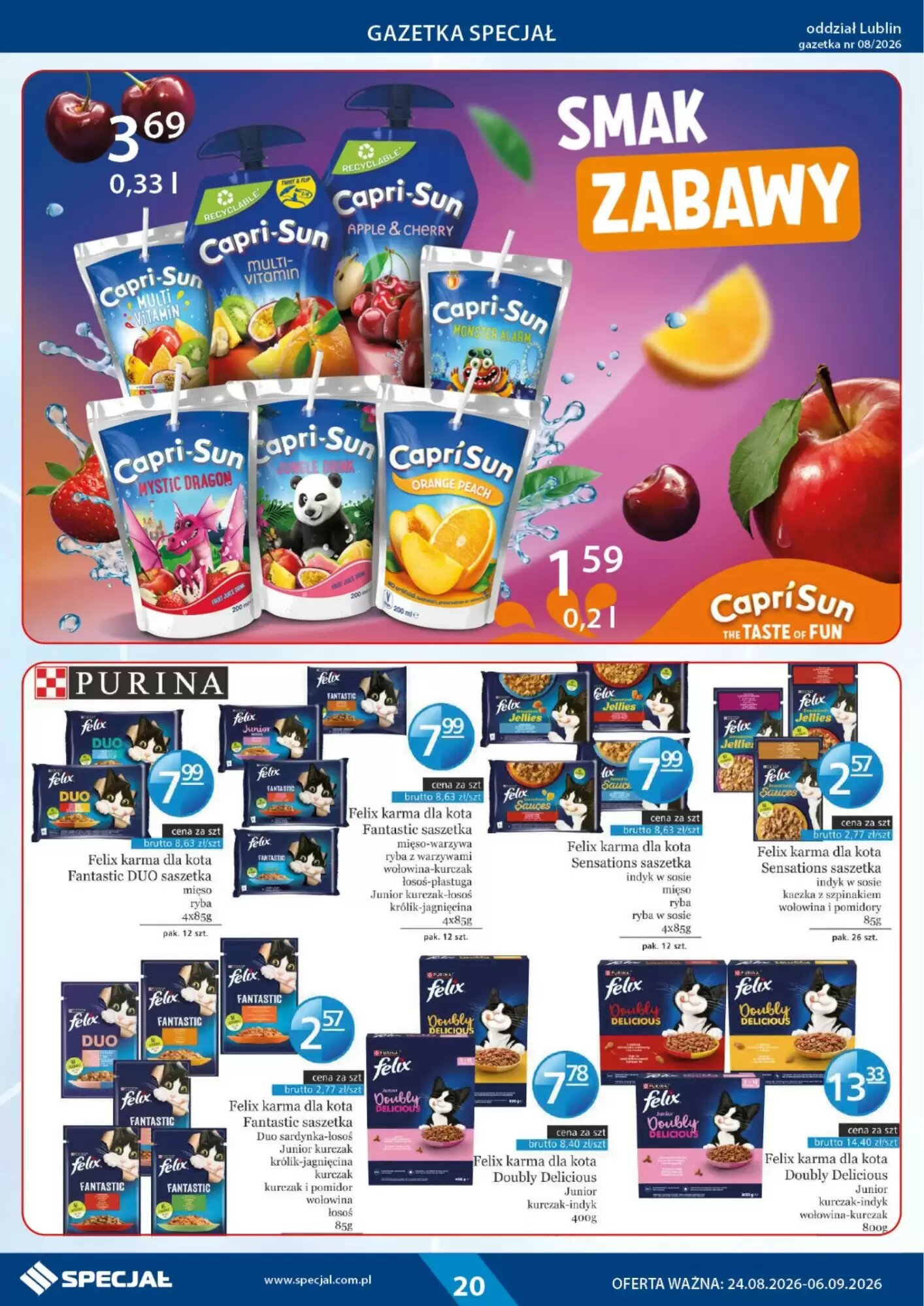 Gazetka promocyjna Specjał  ważna od 24.08.2026 - Strona 20.