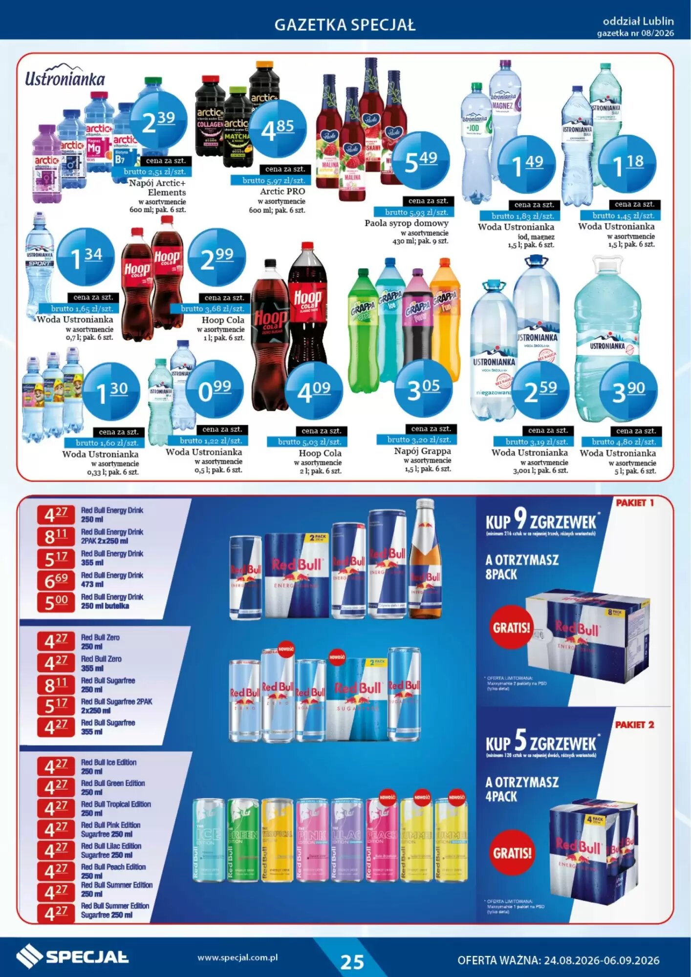 Gazetka promocyjna Specjał  ważna od 24.08.2026 - Strona 25.