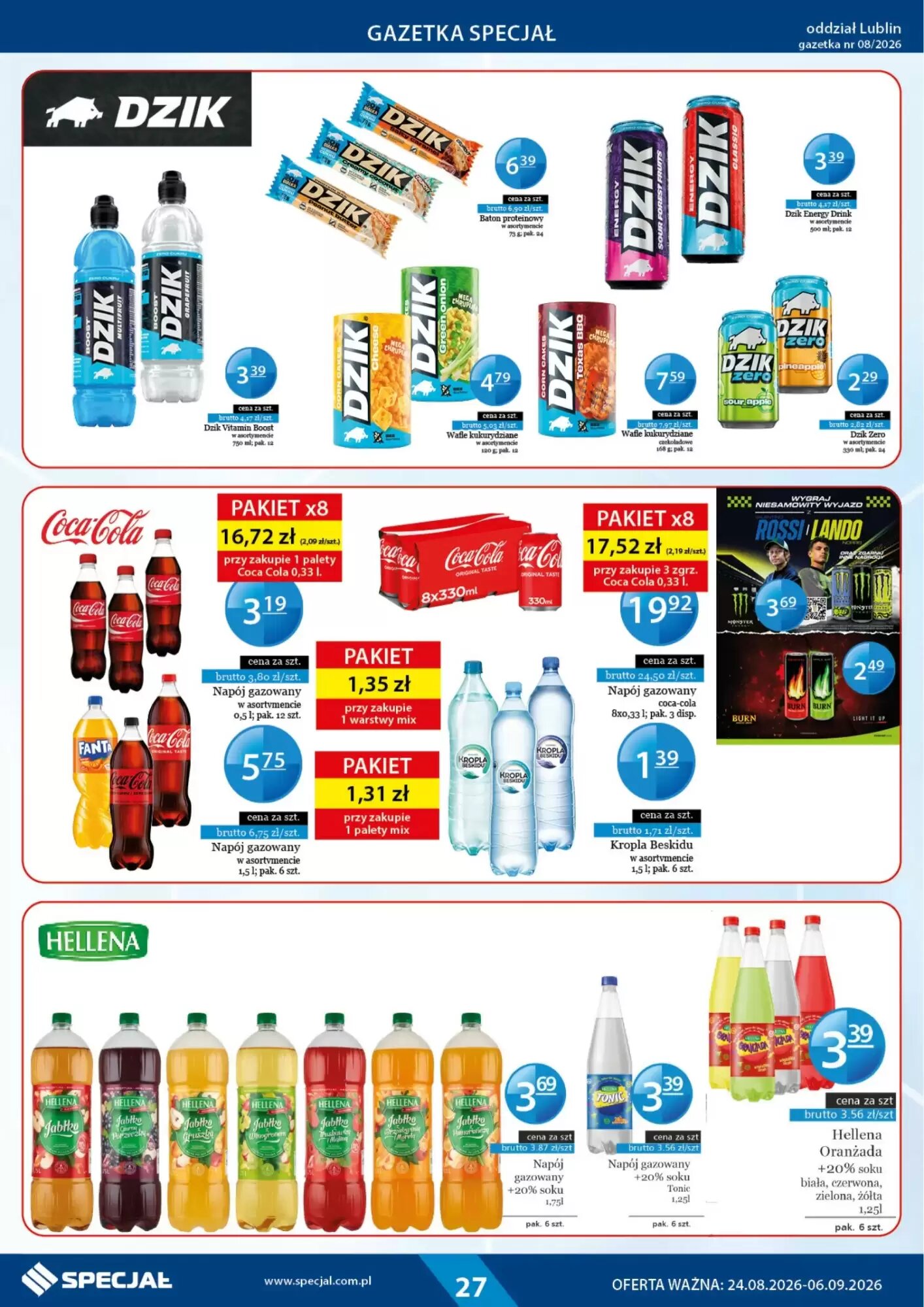 Gazetka promocyjna Specjał  ważna od 24.08.2026 - Strona 27.