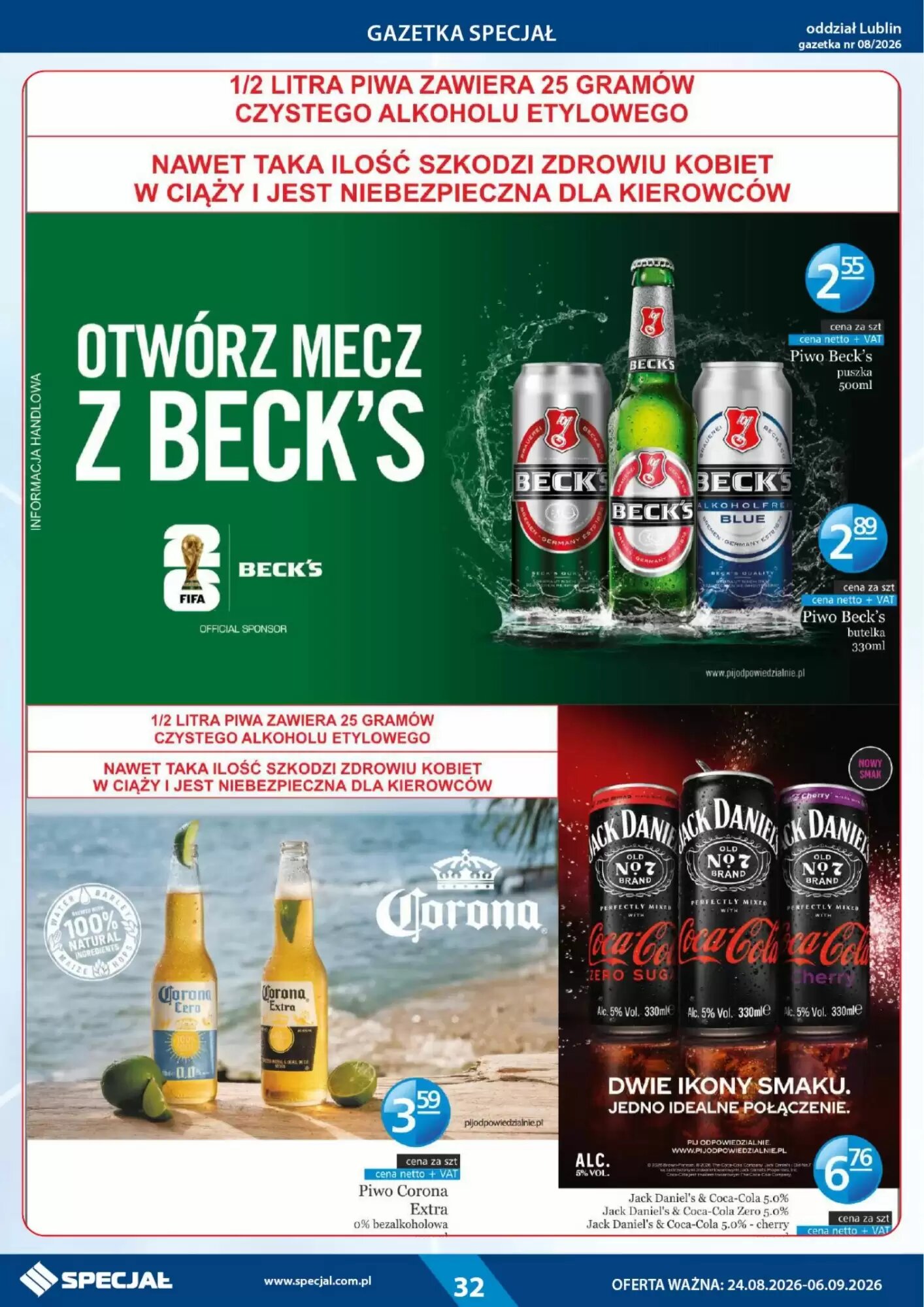 Gazetka promocyjna Specjał  ważna od 24.08.2026 - Strona 32.