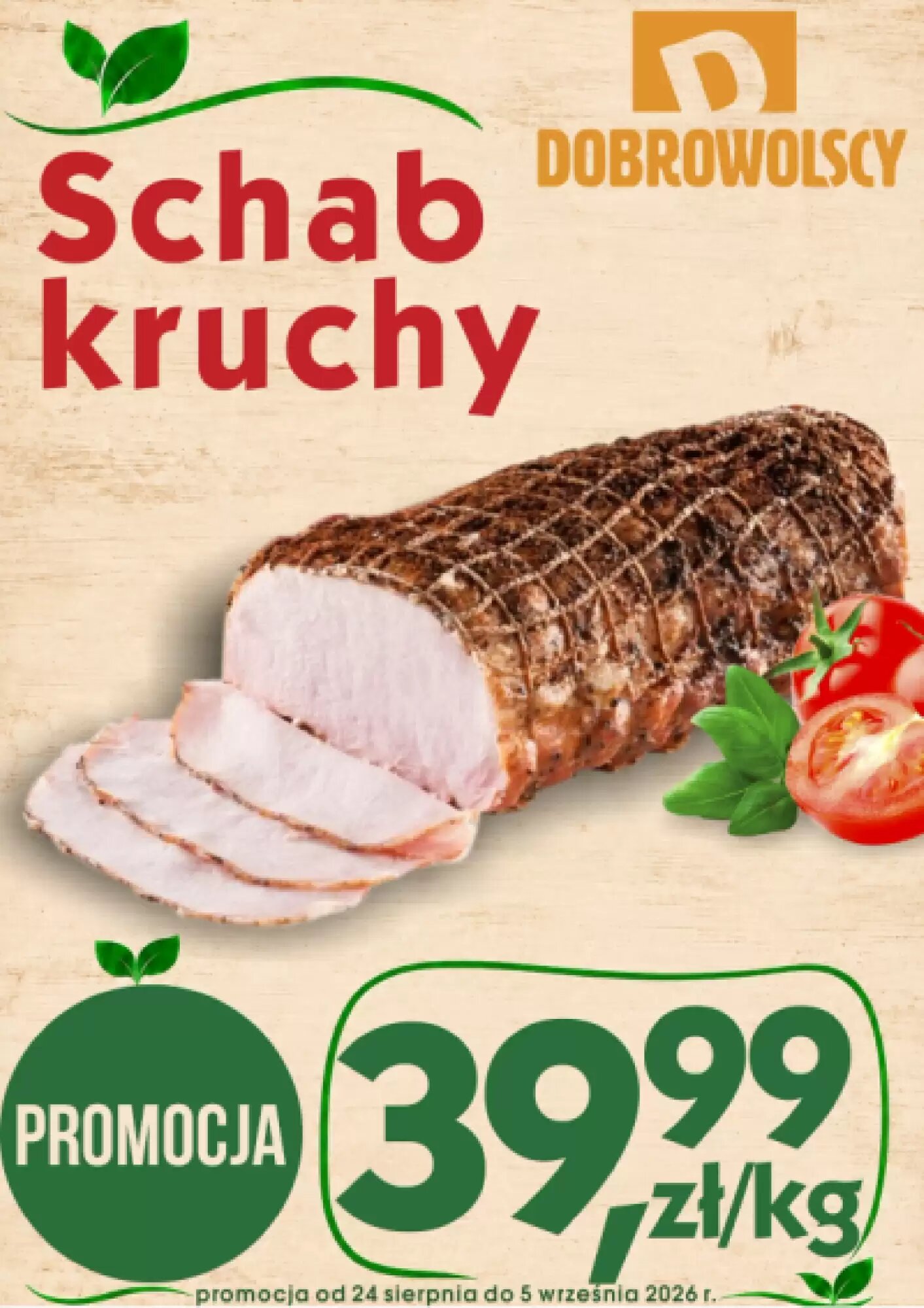 Gazetka promocyjna Delikatesy Paleo ważna od 24.08.2026 - Strona 1.
