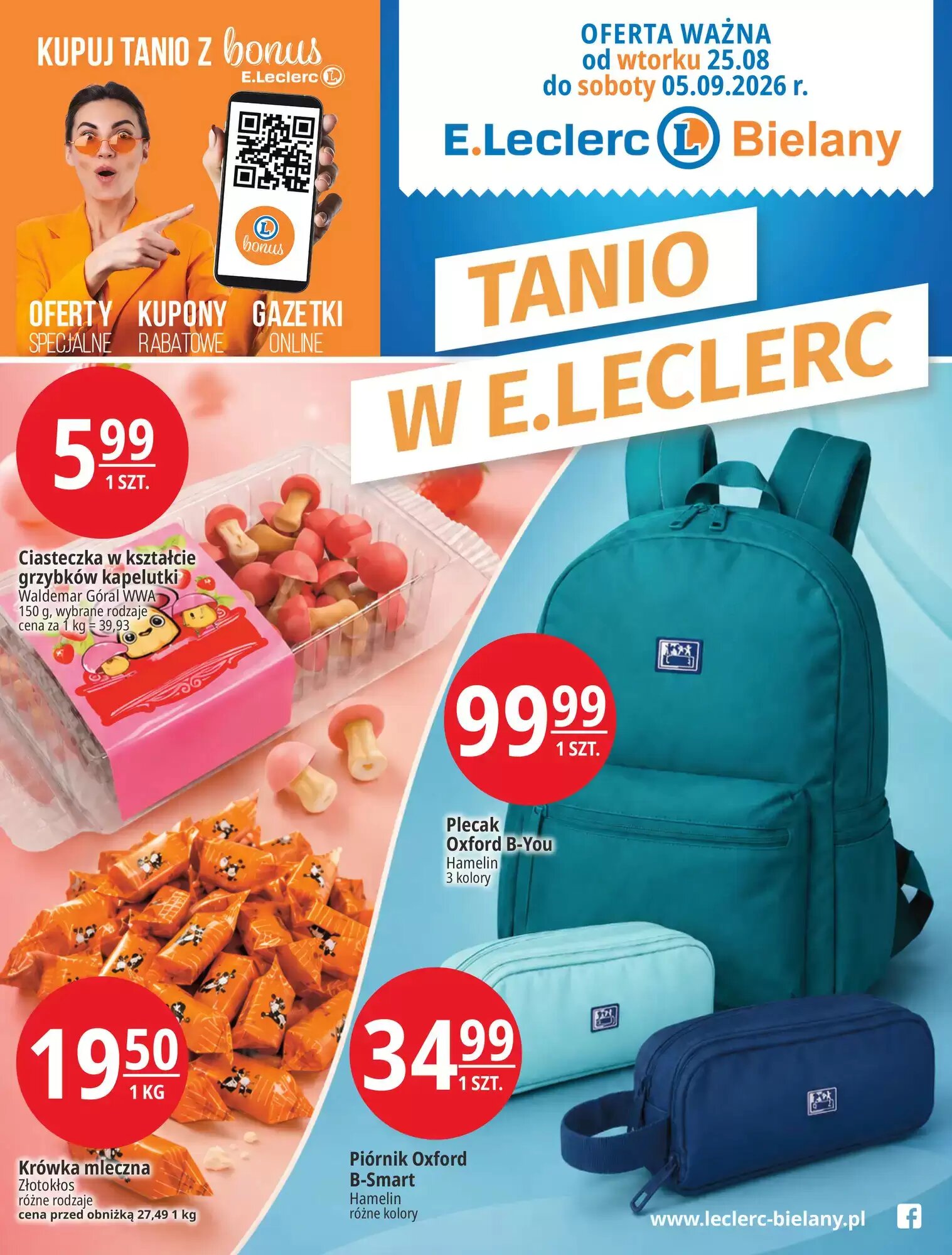 Gazetka promocyjna E.Leclerc  ważna od 25.08.2026 - Strona 1.