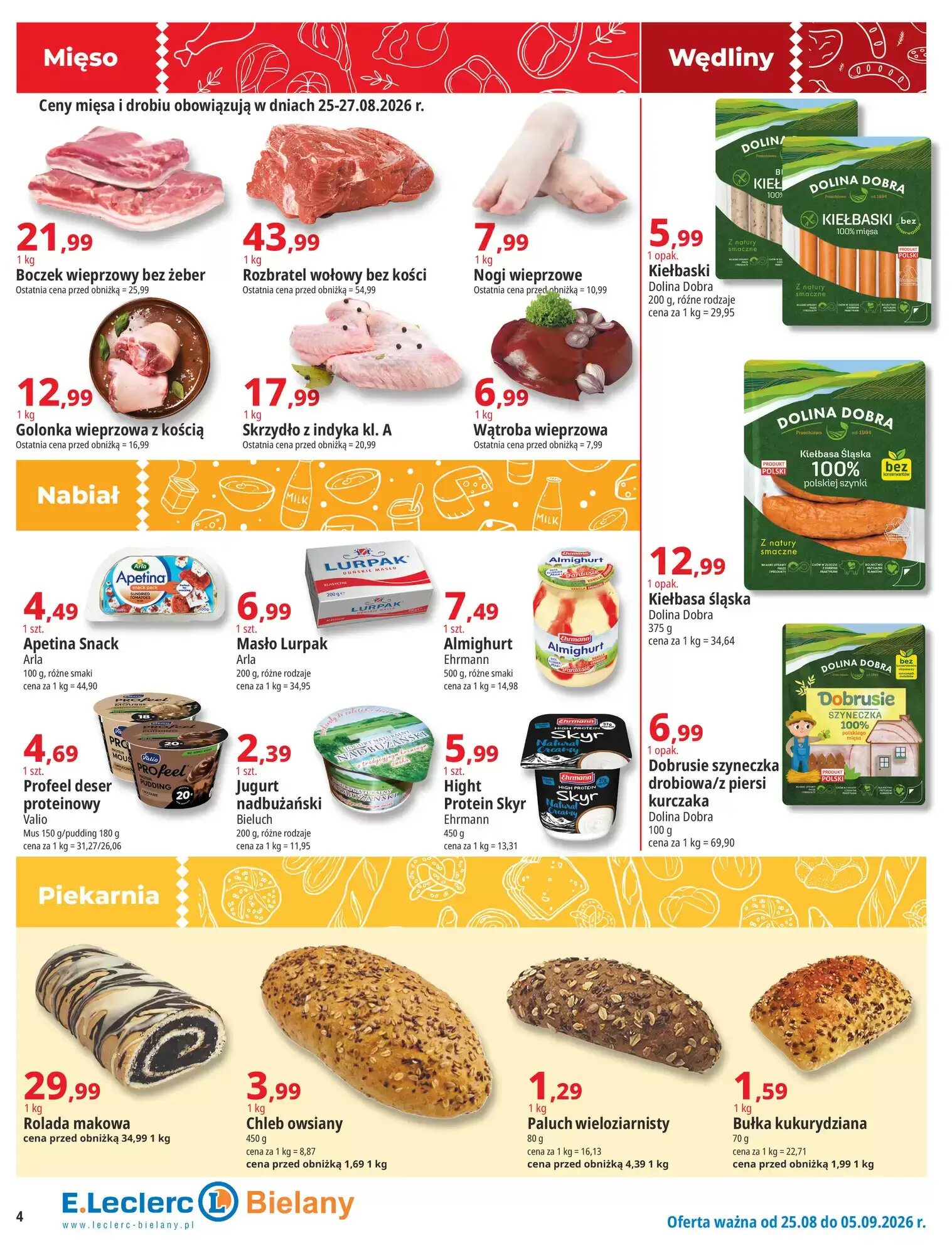Gazetka promocyjna E.Leclerc  ważna od 25.08.2026 - Strona 4.