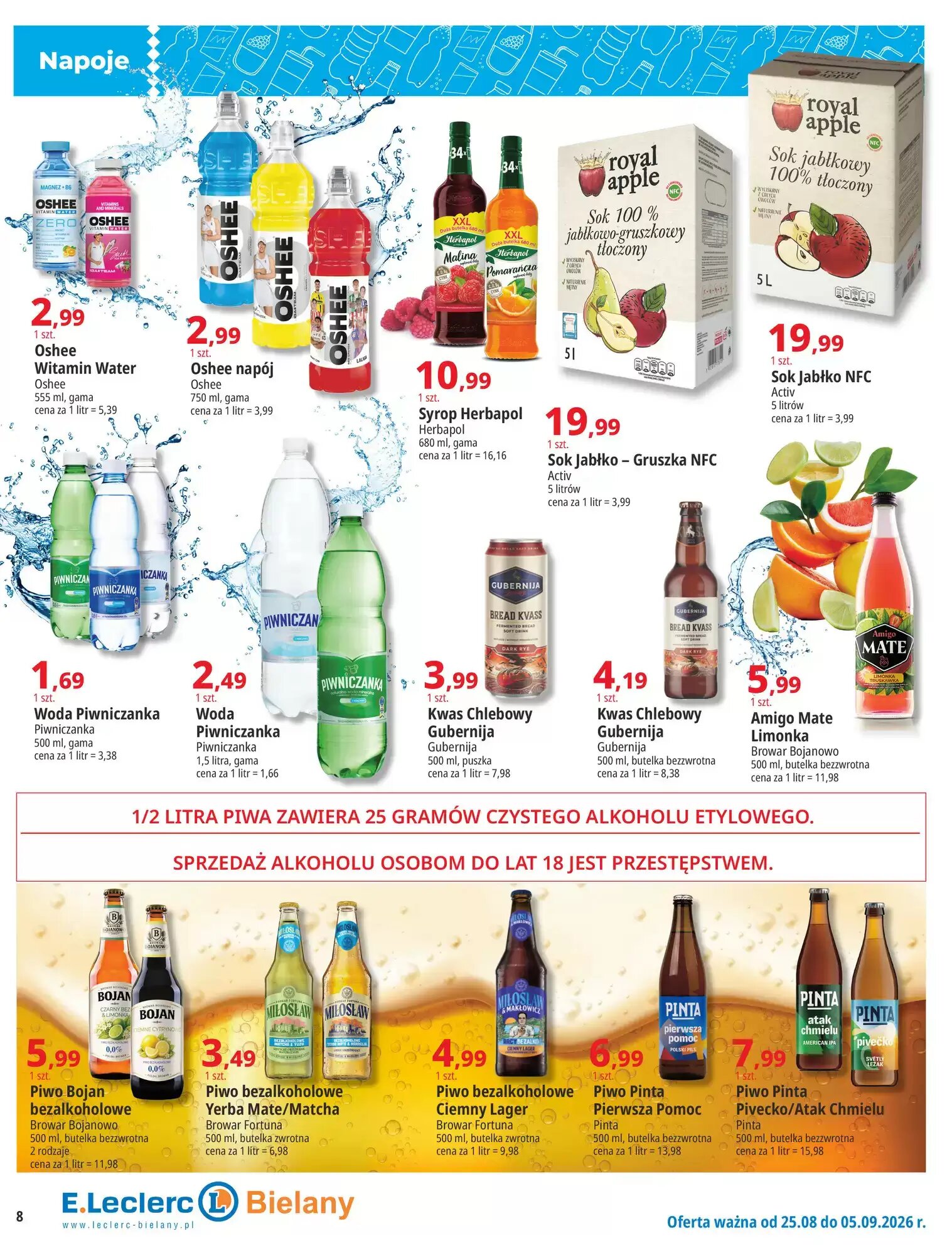 Gazetka promocyjna E.Leclerc  ważna od 25.08.2026 - Strona 8.