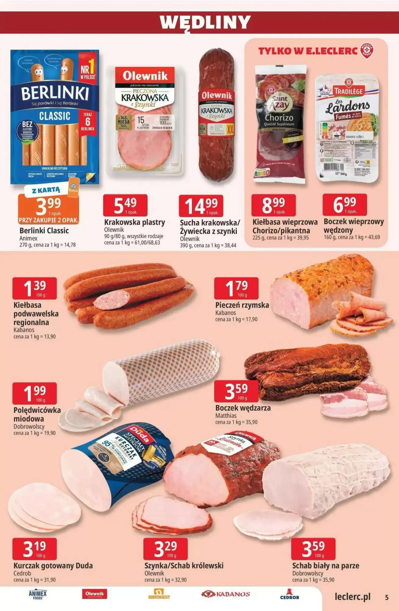 Gazetka promocyjna E.Leclerc  ważna od 25.08.2026 - Strona 5.