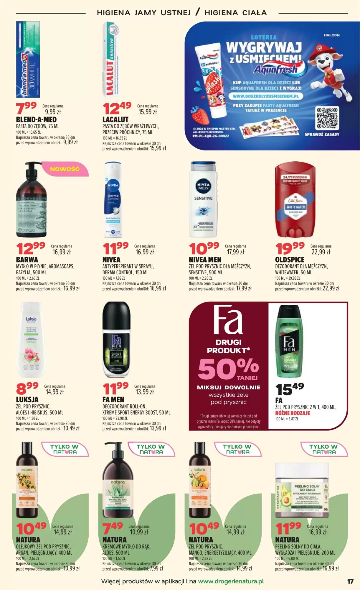 Gazetka promocyjna Drogerie Natura  ważna od 25.08.2026 - Strona 17.