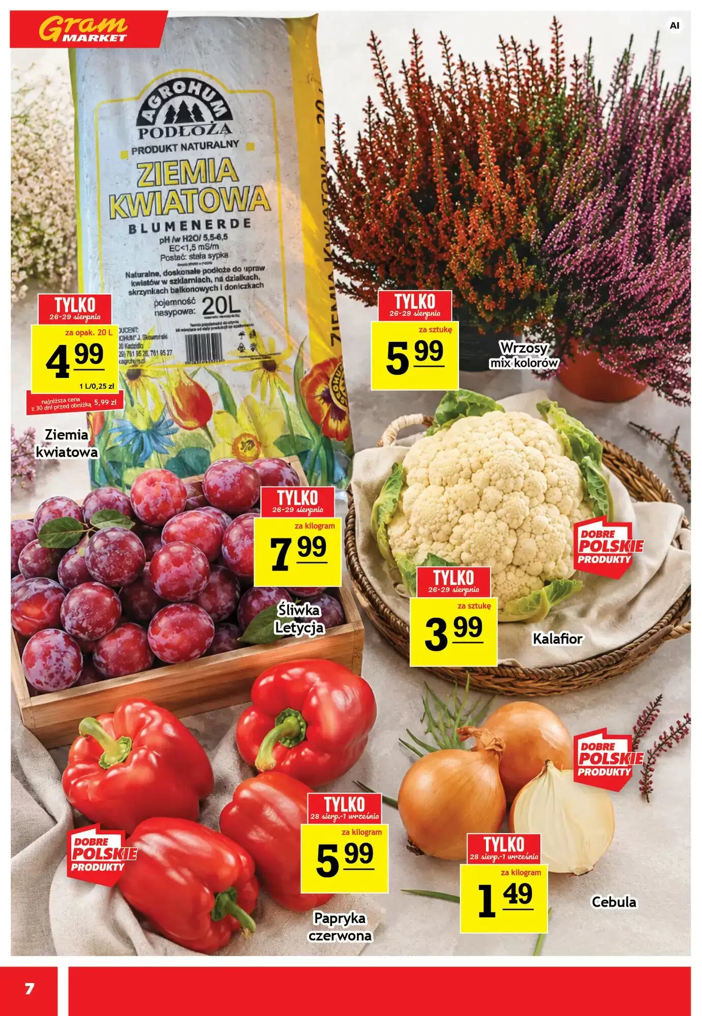 Gazetka promocyjna Gram Market  ważna od 26.08.2026 - Strona 7.