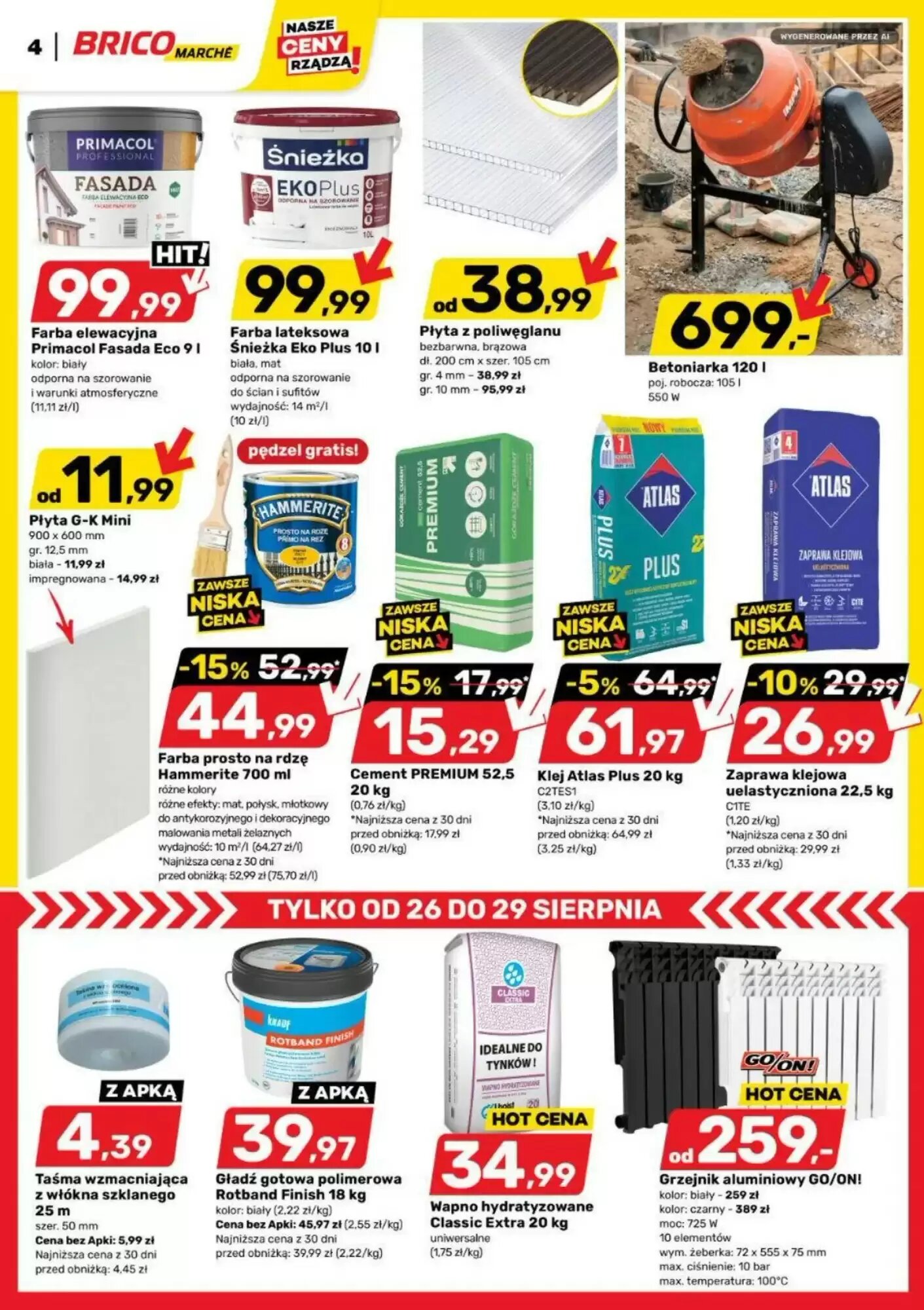 Gazetka promocyjna Bricomarche  ważna od 26.08.2026 - Strona 4.