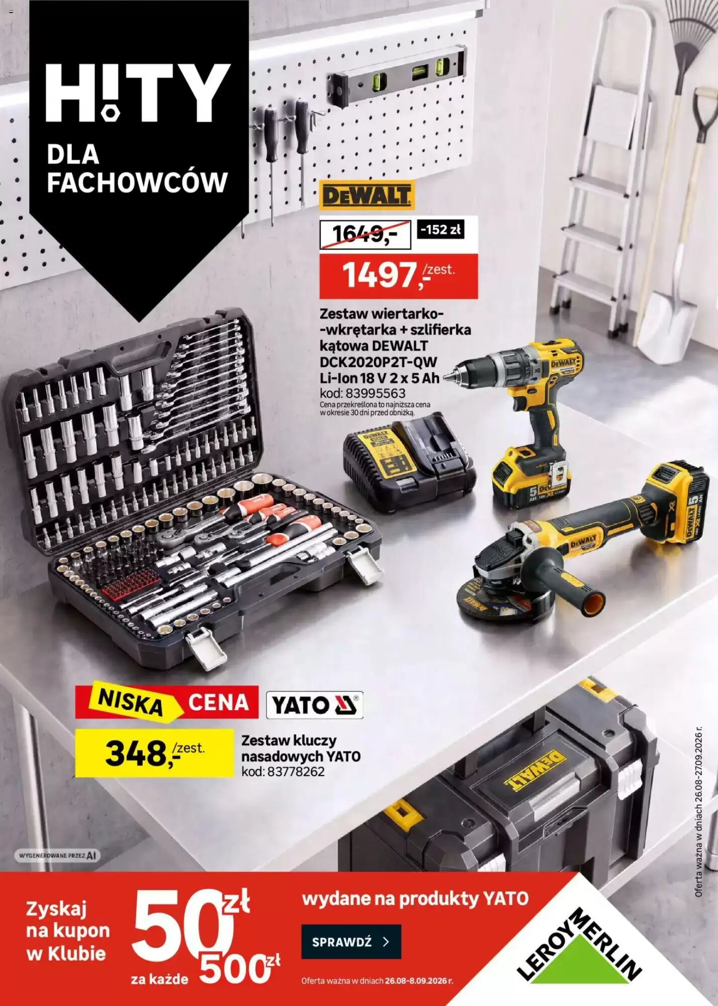 Gazetka promocyjna Leroy Merlin ważna od 26.08.2026 - Strona 1.