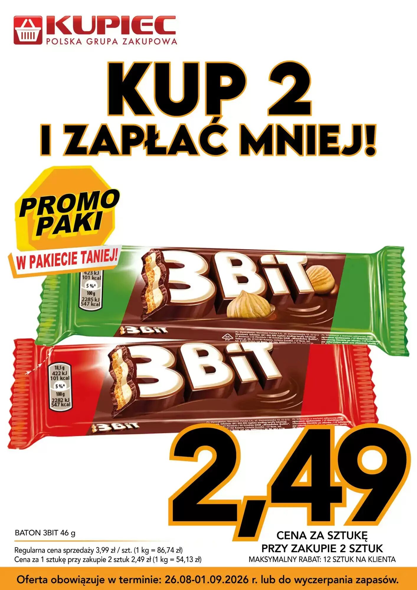 Gazetka promocyjna Kupiec  ważna od 26.08.2026 - Strona 2.