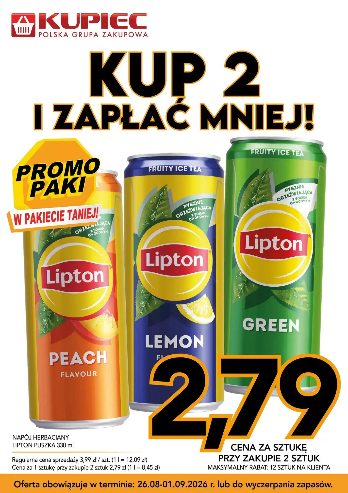 Gazetka promocyjna Kupiec  ważna od 26.08.2026 - Strona 6.