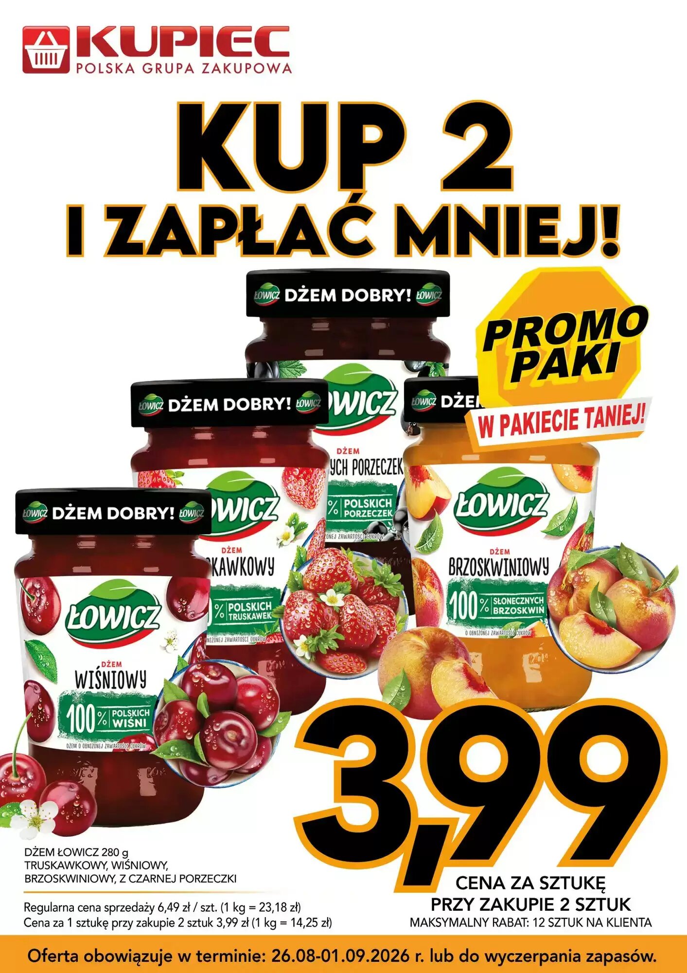 Gazetka promocyjna Kupiec  ważna od 26.08.2026 - Strona 8.