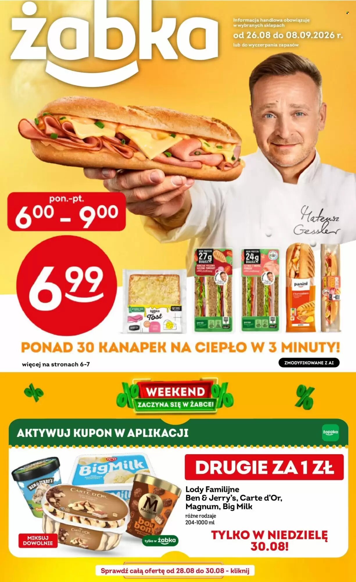 Gazetka promocyjna Żabka  ważna od 26.08.2026 - Strona 1.