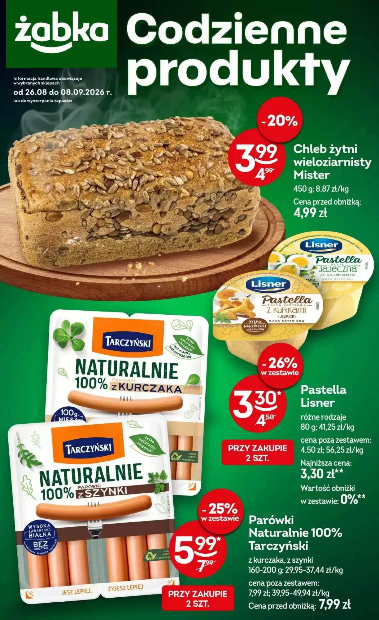 Gazetka promocyjna Żabka ważna od 26.08.2026 - Strona 1.