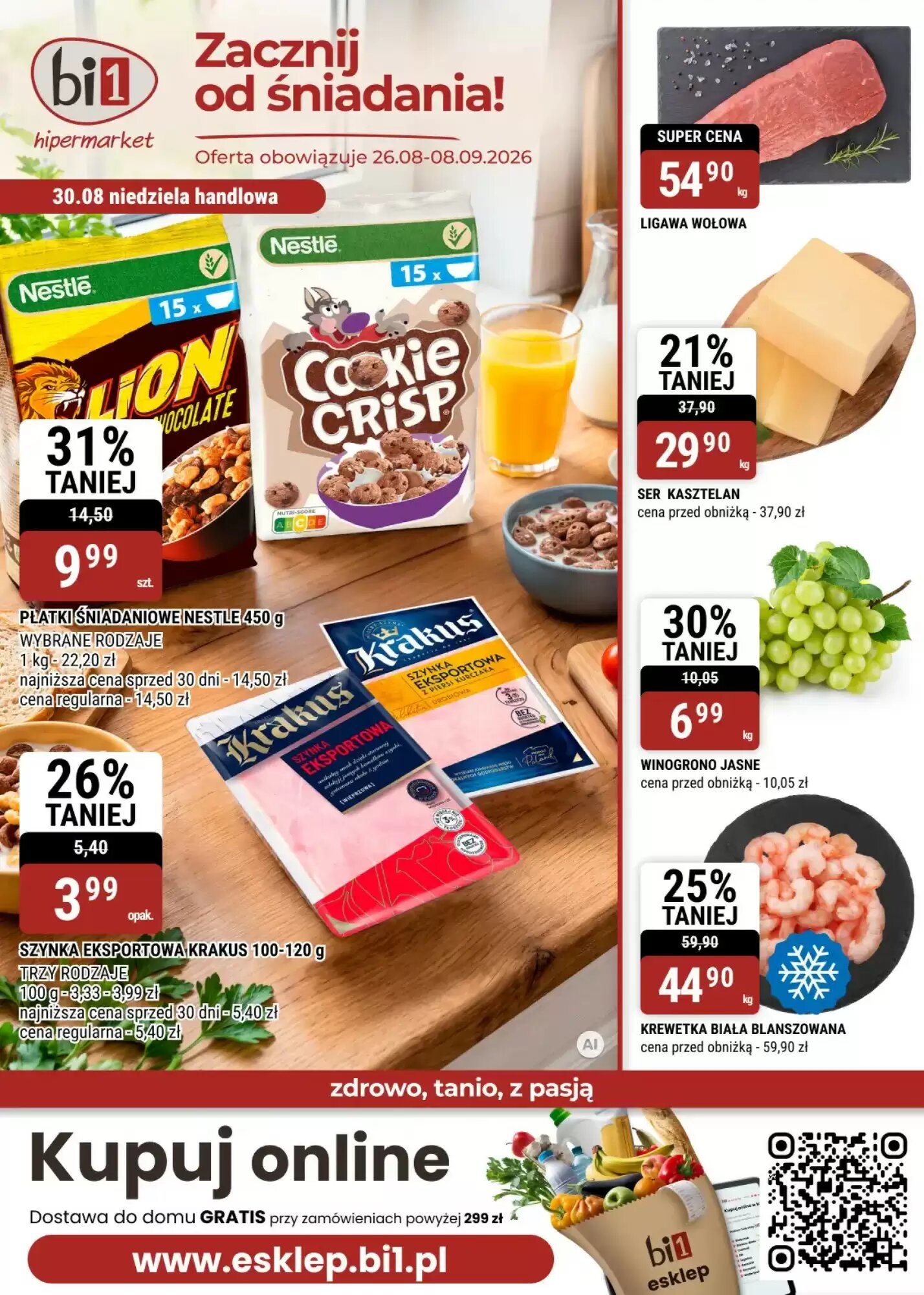 Gazetka promocyjna bi1 ważna od 26.08.2026 - Strona 1.