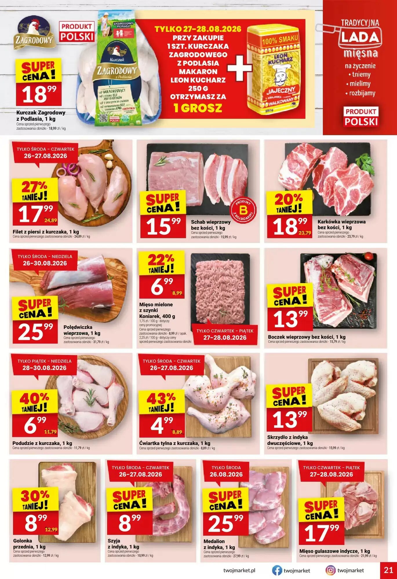 Gazetka promocyjna Twój Market  ważna od 26.08.2026 - Strona 21.