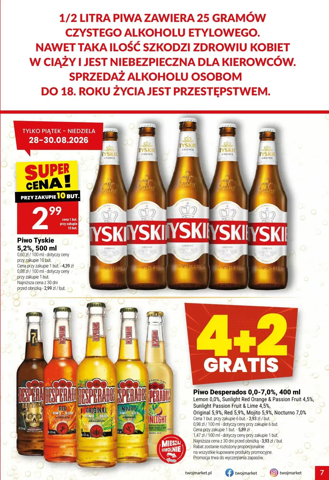 Gazetka promocyjna Twój Market  ważna od 26.08.2026 - Strona 7.