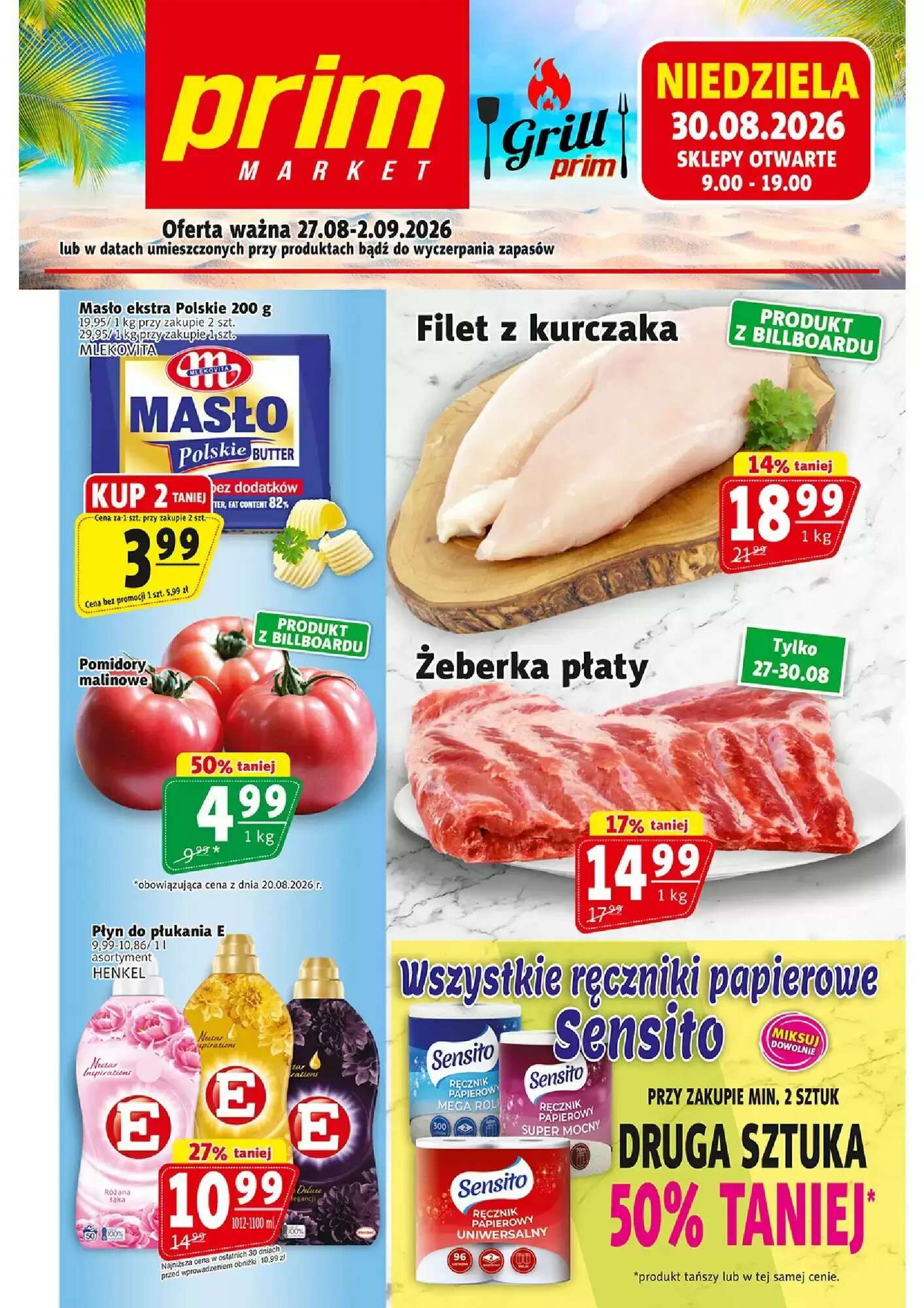 Gazetka promocyjna Prim Market ważna od 27.08.2026 - Strona 1.