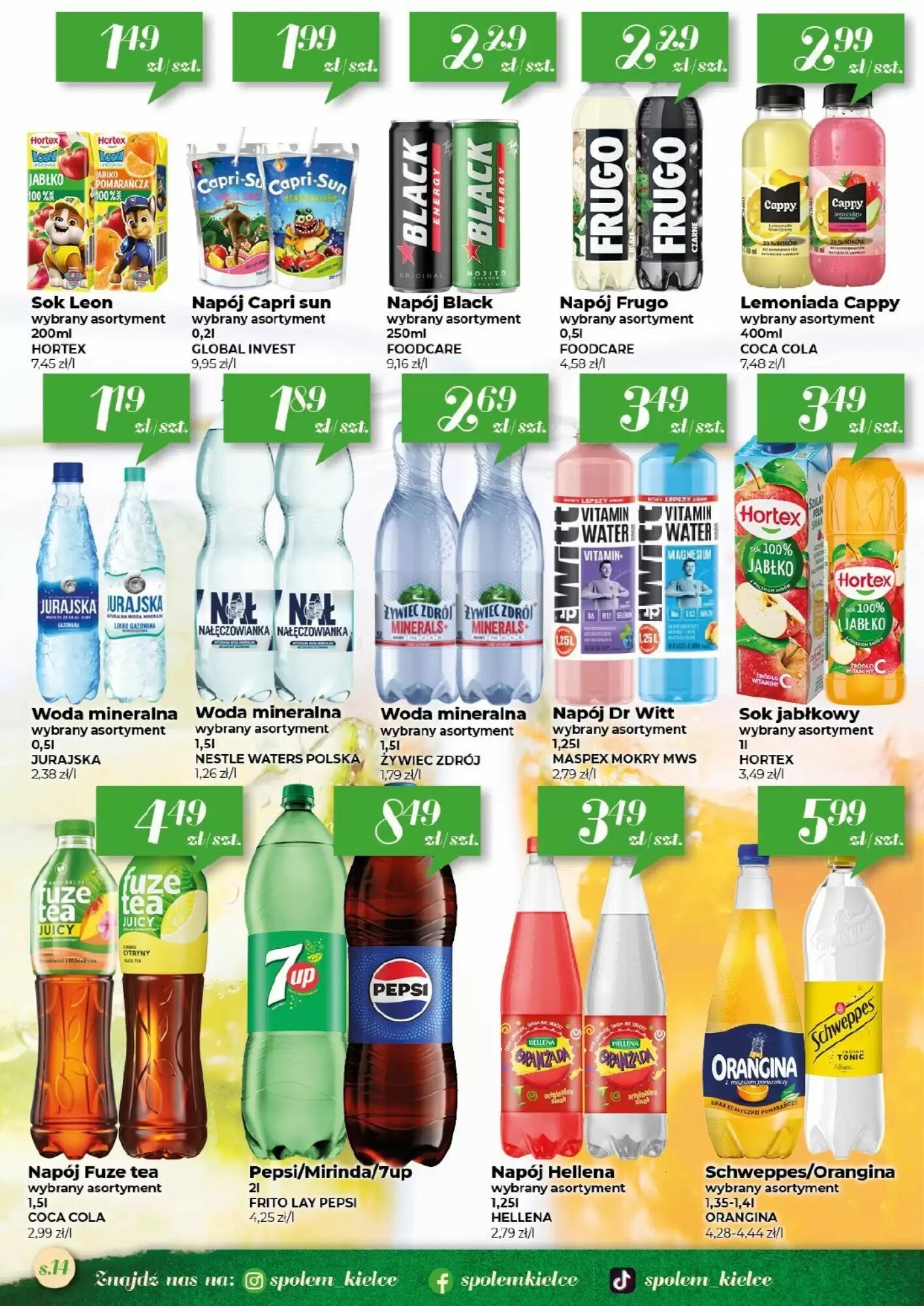 Gazetka promocyjna Społem  ważna od 27.08.2026 - Strona 14.