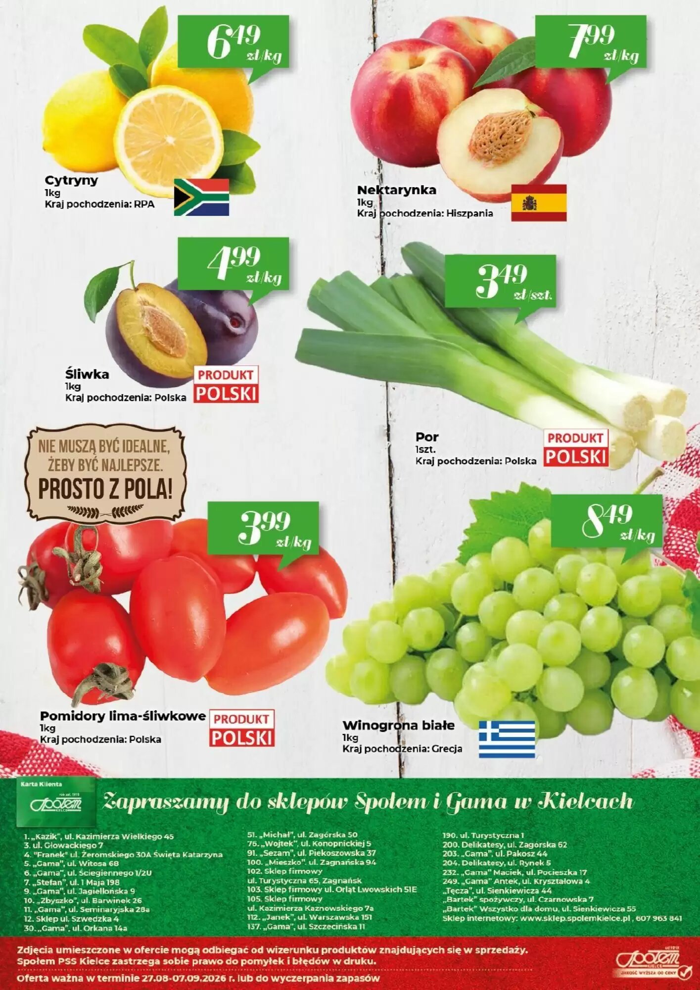 Gazetka promocyjna Społem  ważna od 27.08.2026 - Strona 16.