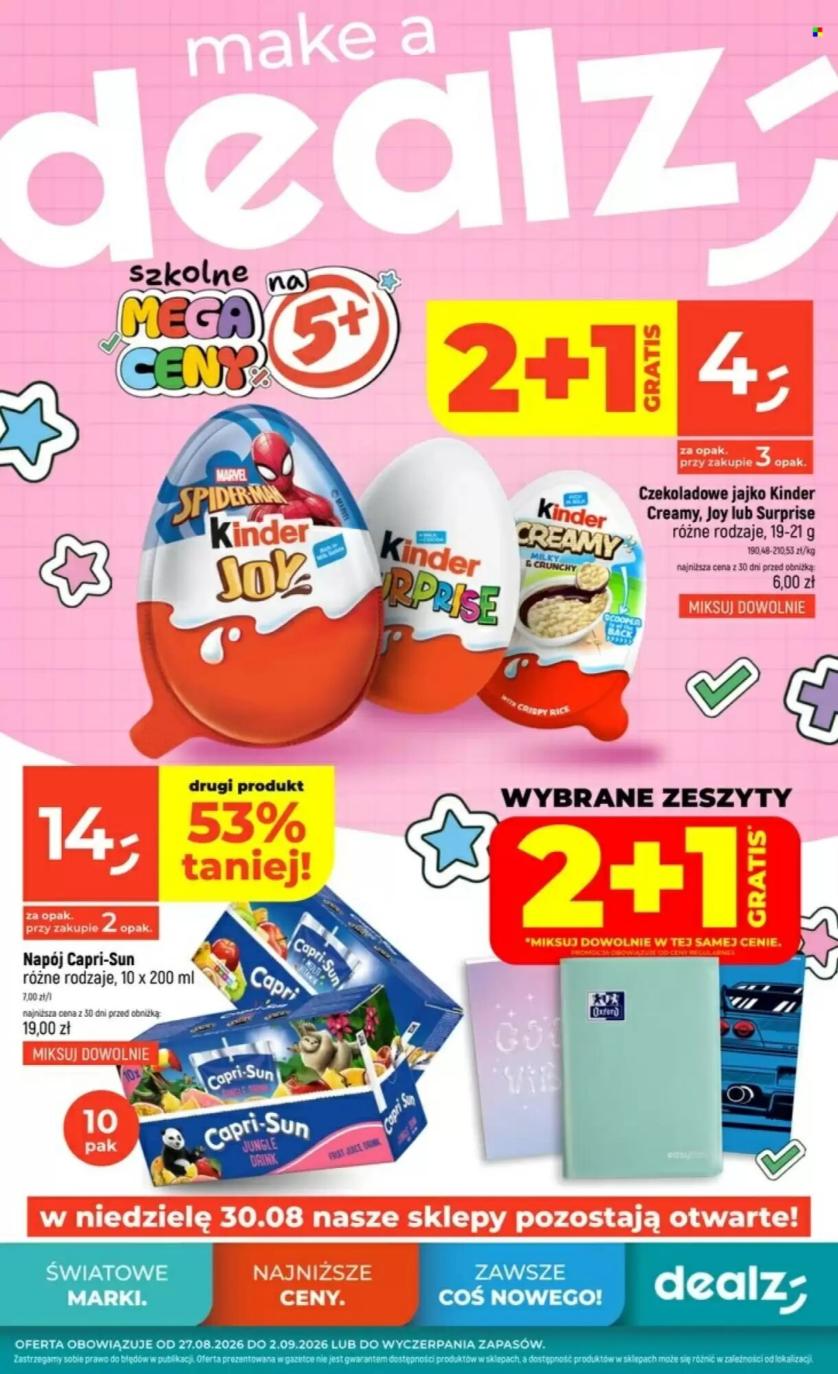 Gazetka promocyjna Dealz  ważna od 27.08.2026 - Strona 1.
