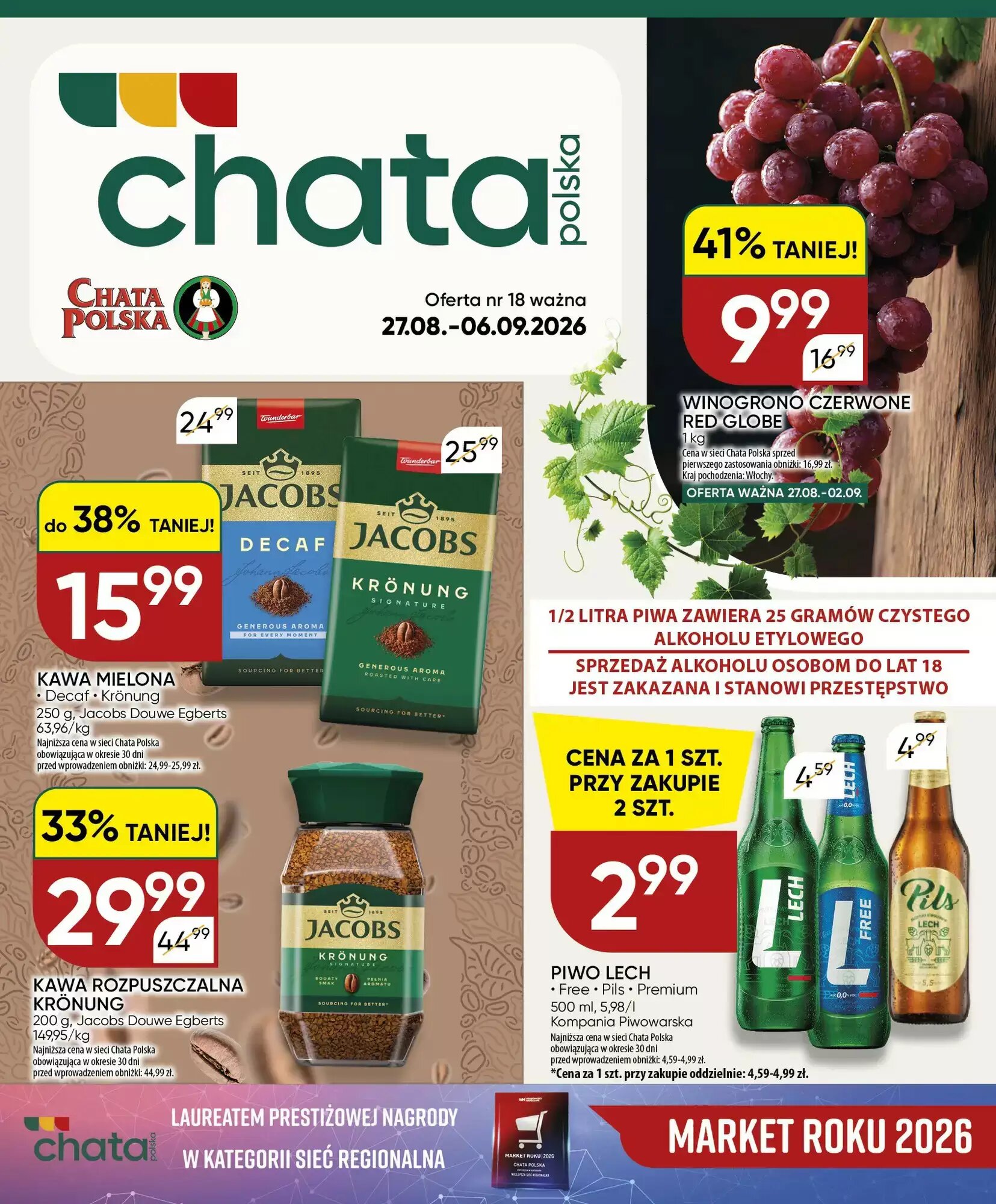 Gazetka promocyjna Chata Polska ważna od 27.08.2026 - Strona 1.