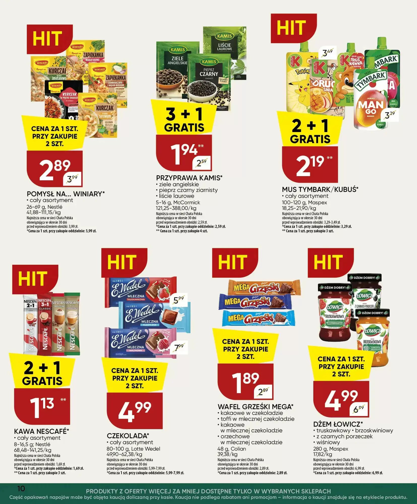 Gazetka promocyjna Chata Polska  ważna od 27.08.2026 - Strona 10.