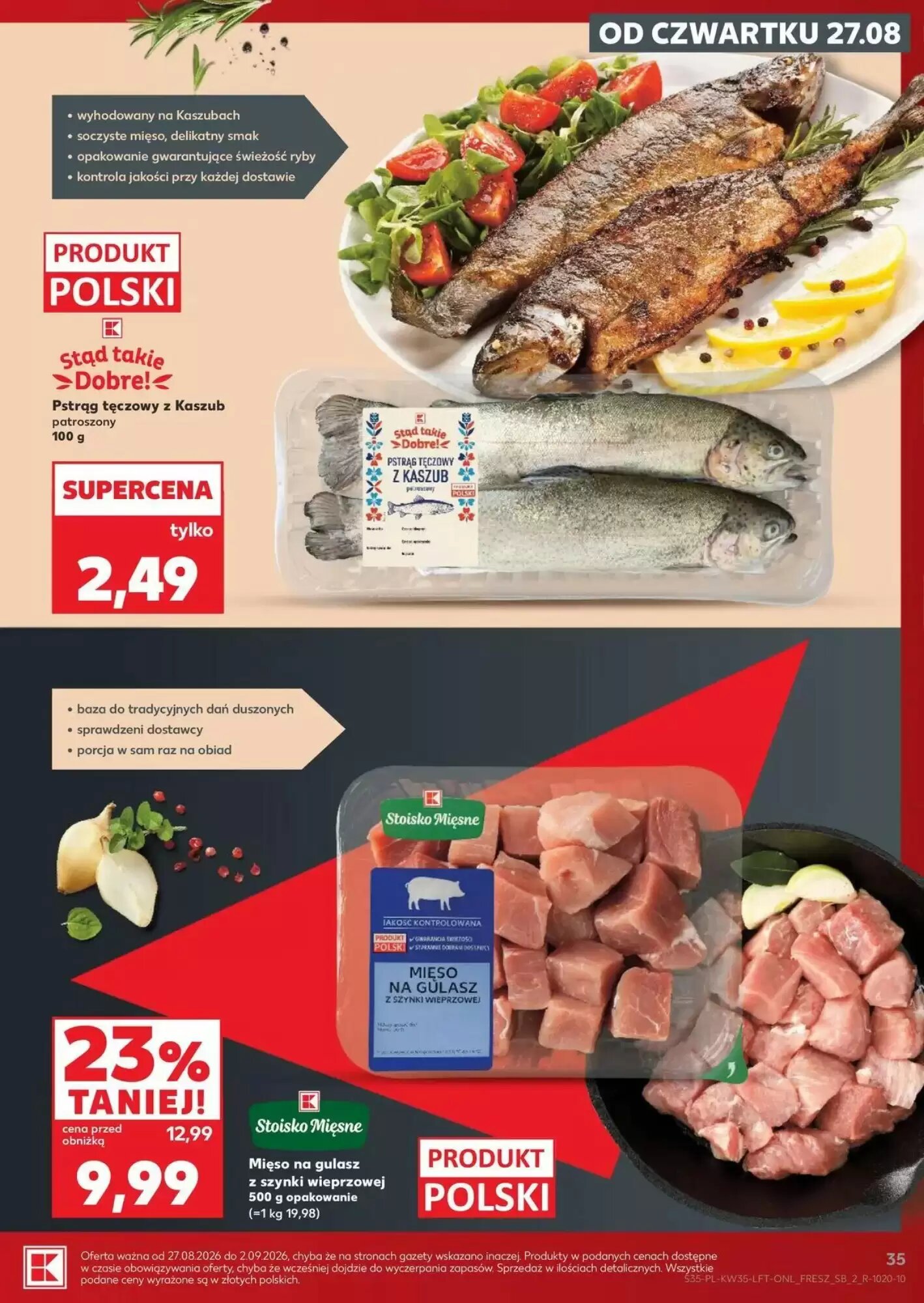Gazetka promocyjna Kaufland  ważna od 27.08.2026 - Strona 35.