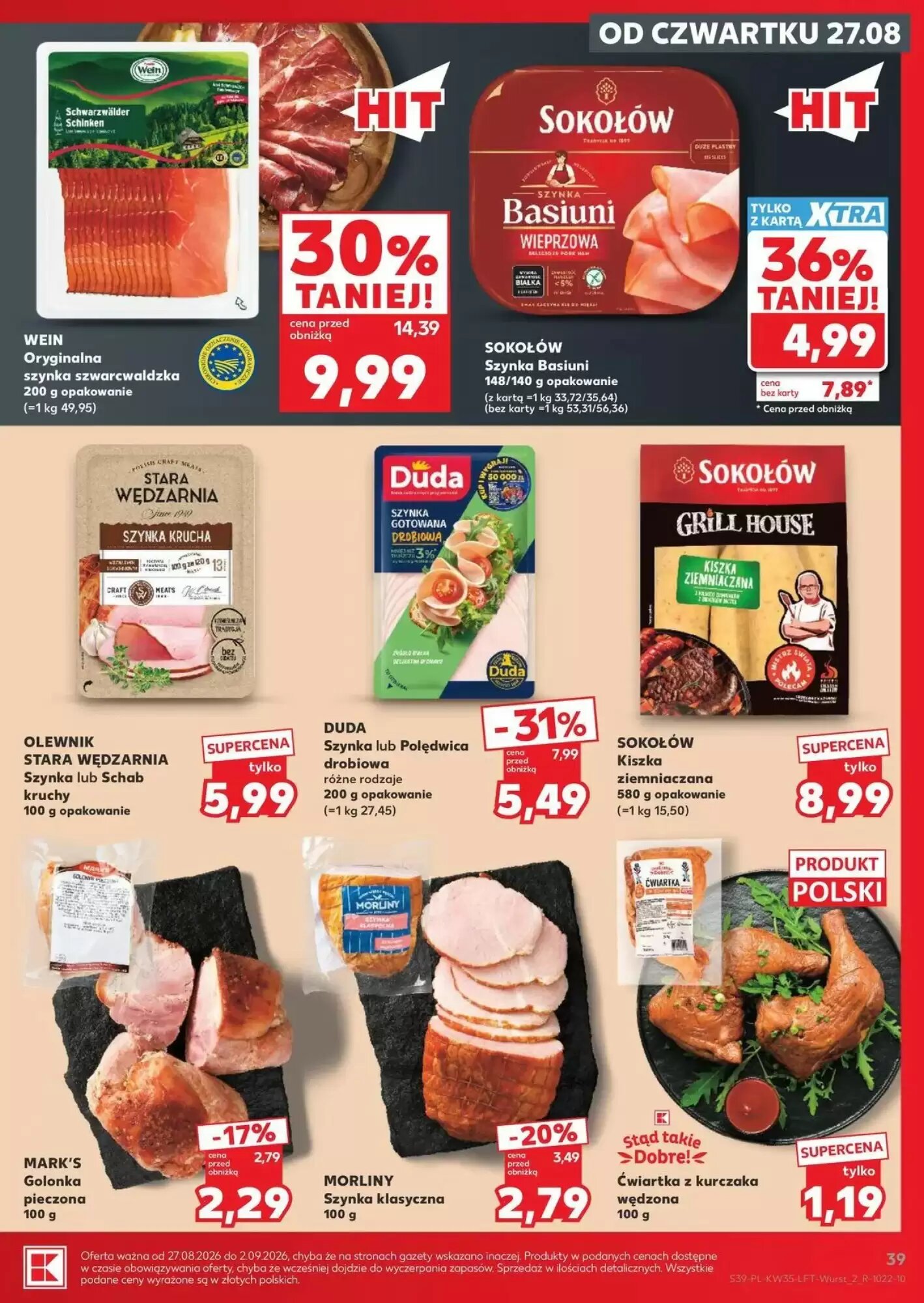 Gazetka promocyjna Kaufland  ważna od 27.08.2026 - Strona 39.