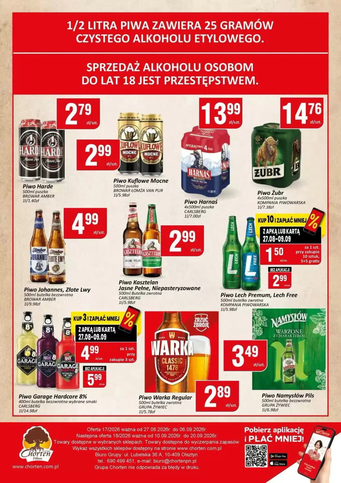 Gazetka promocyjna Chorten  ważna od 27.08.2026 - Strona 4.