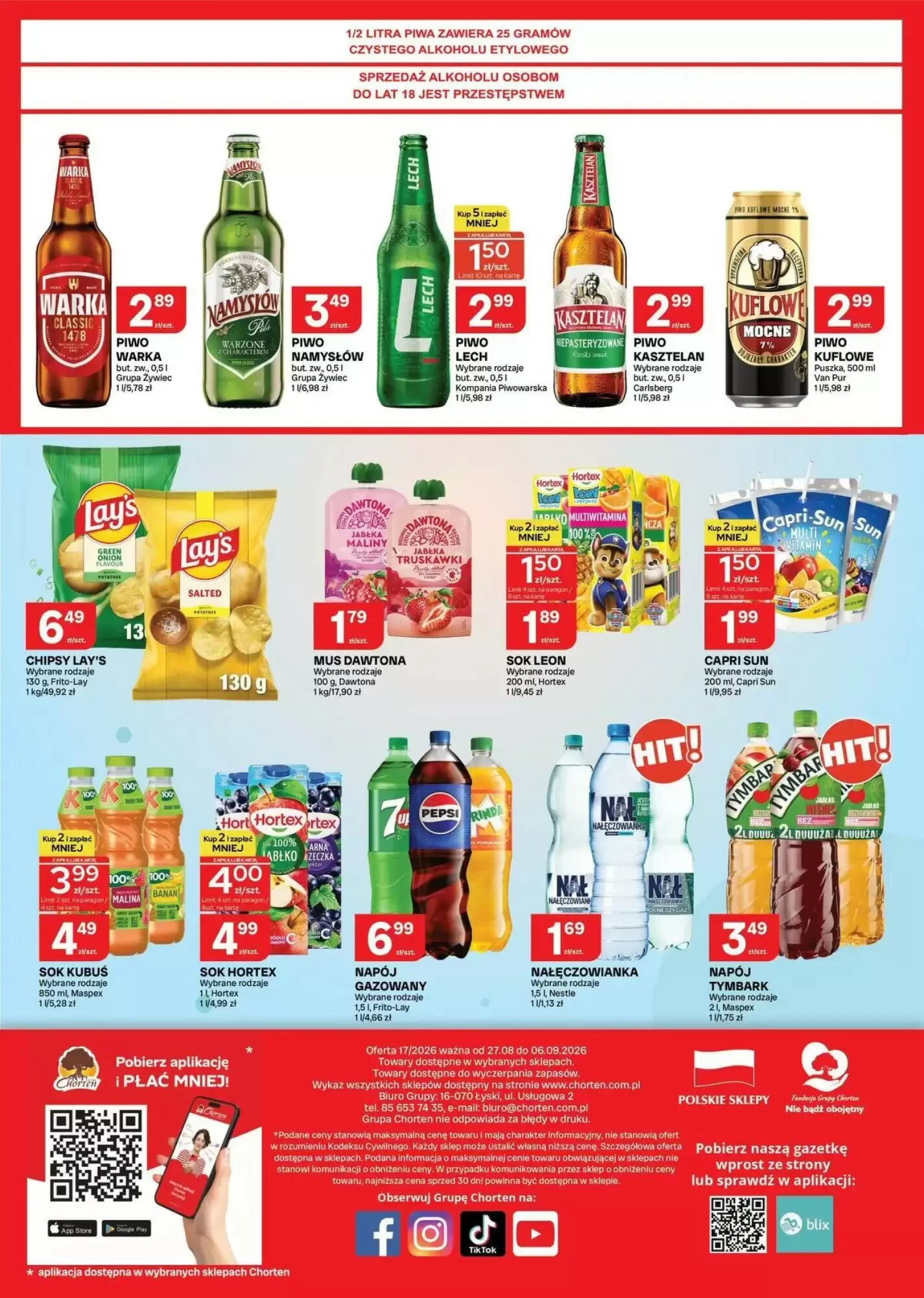 Gazetka promocyjna Chorten  ważna od 27.08.2026 - Strona 4.