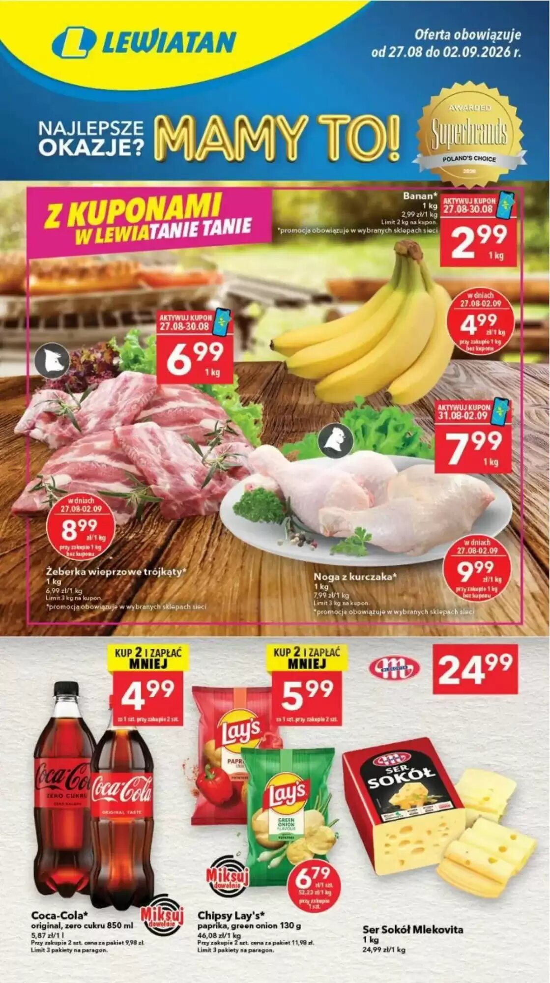 Gazetka promocyjna Lewiatan ważna od 27.08.2026 - Strona 1.