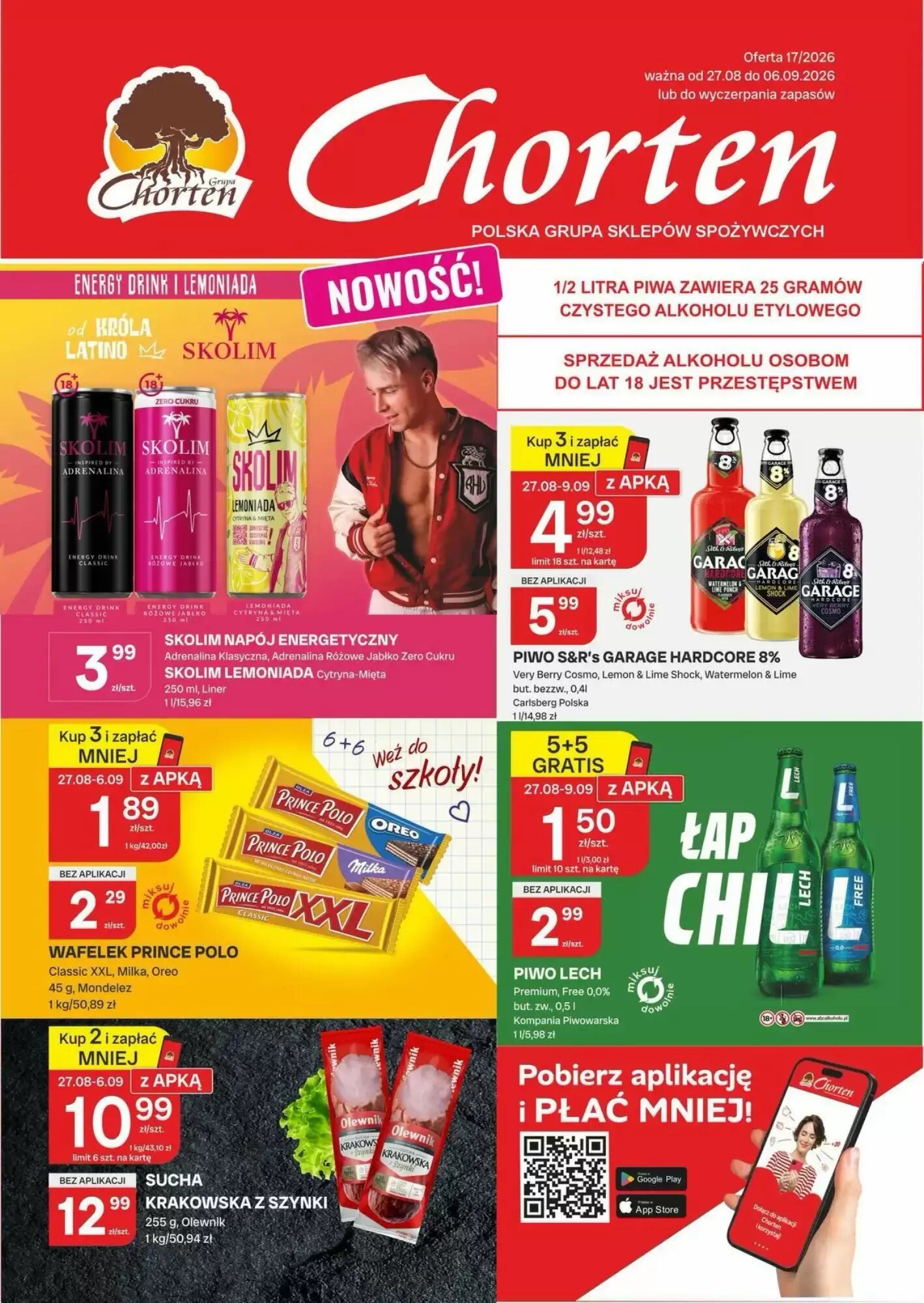 Gazetka promocyjna Chorten ważna od 27.08.2026 - Strona 1.
