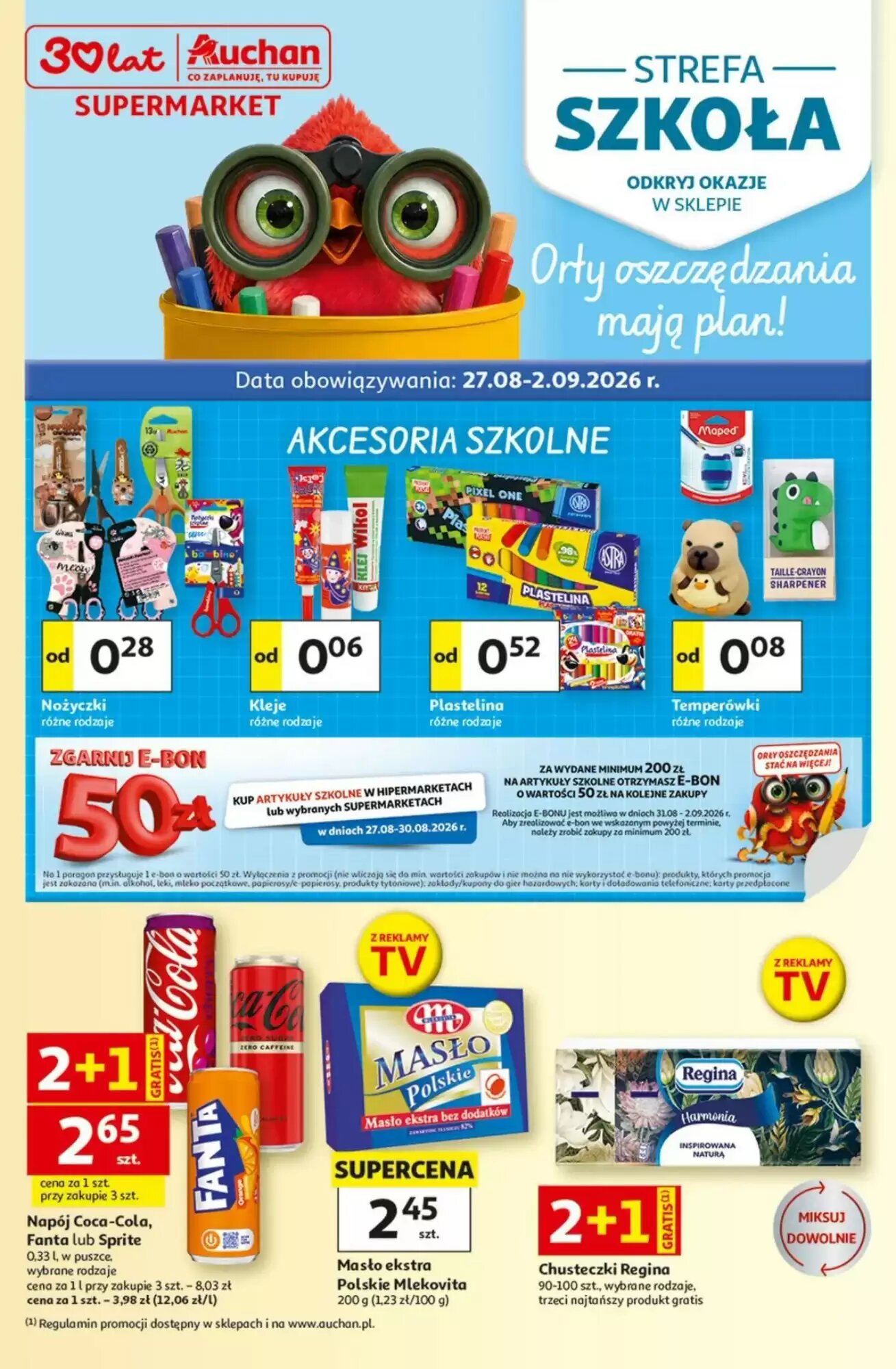 Gazetka promocyjna Auchan ważna od 27.08.2026 - Strona 1.