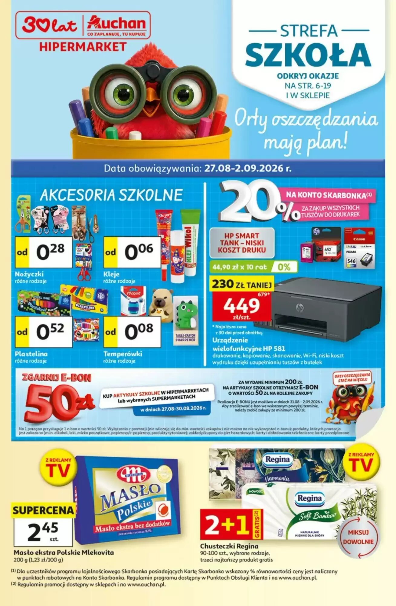 Gazetka promocyjna Auchan  ważna od 27.08.2026 - Strona 1.