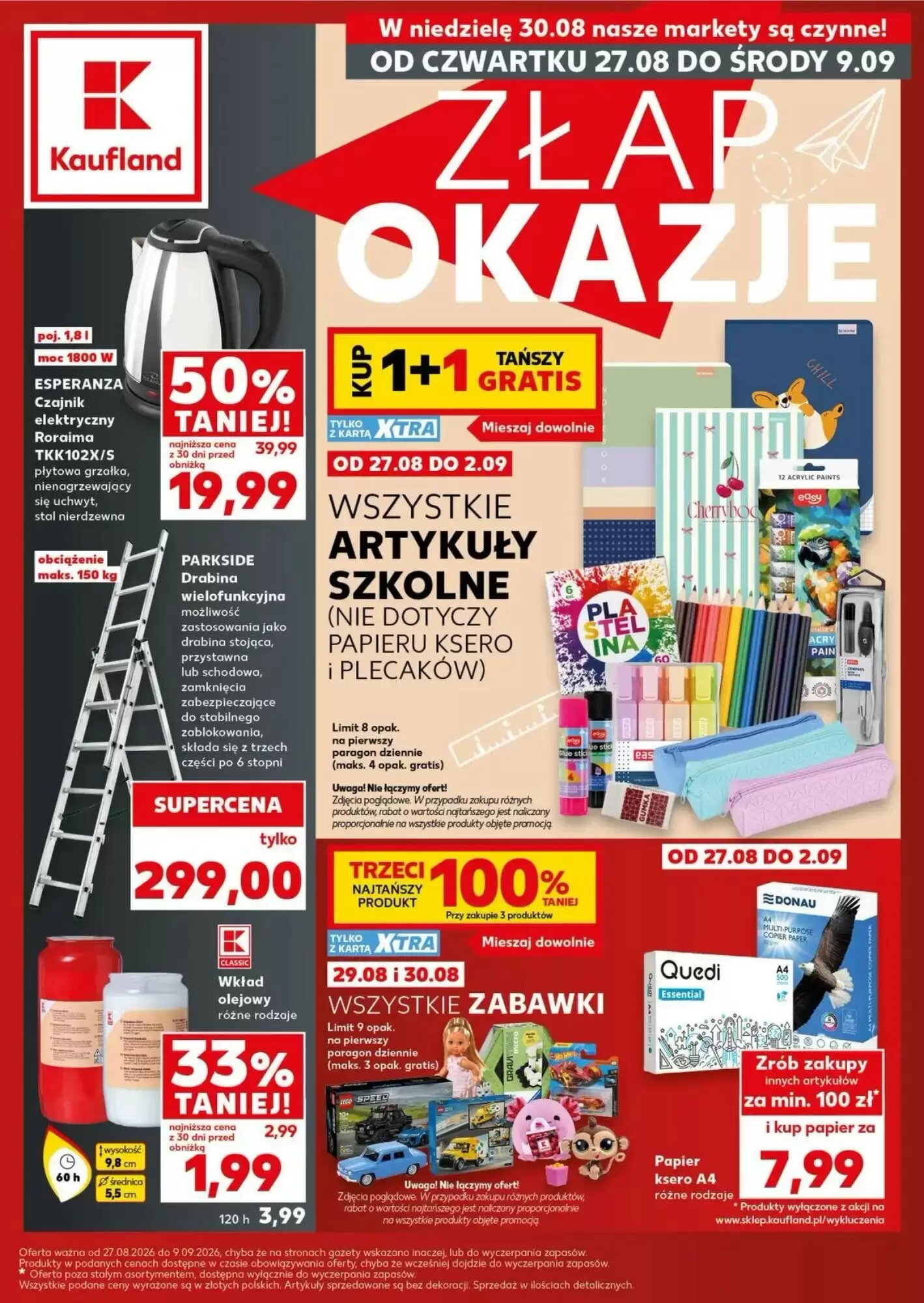 Gazetka promocyjna Kaufland ważna od 27.08.2026 - Strona 1.