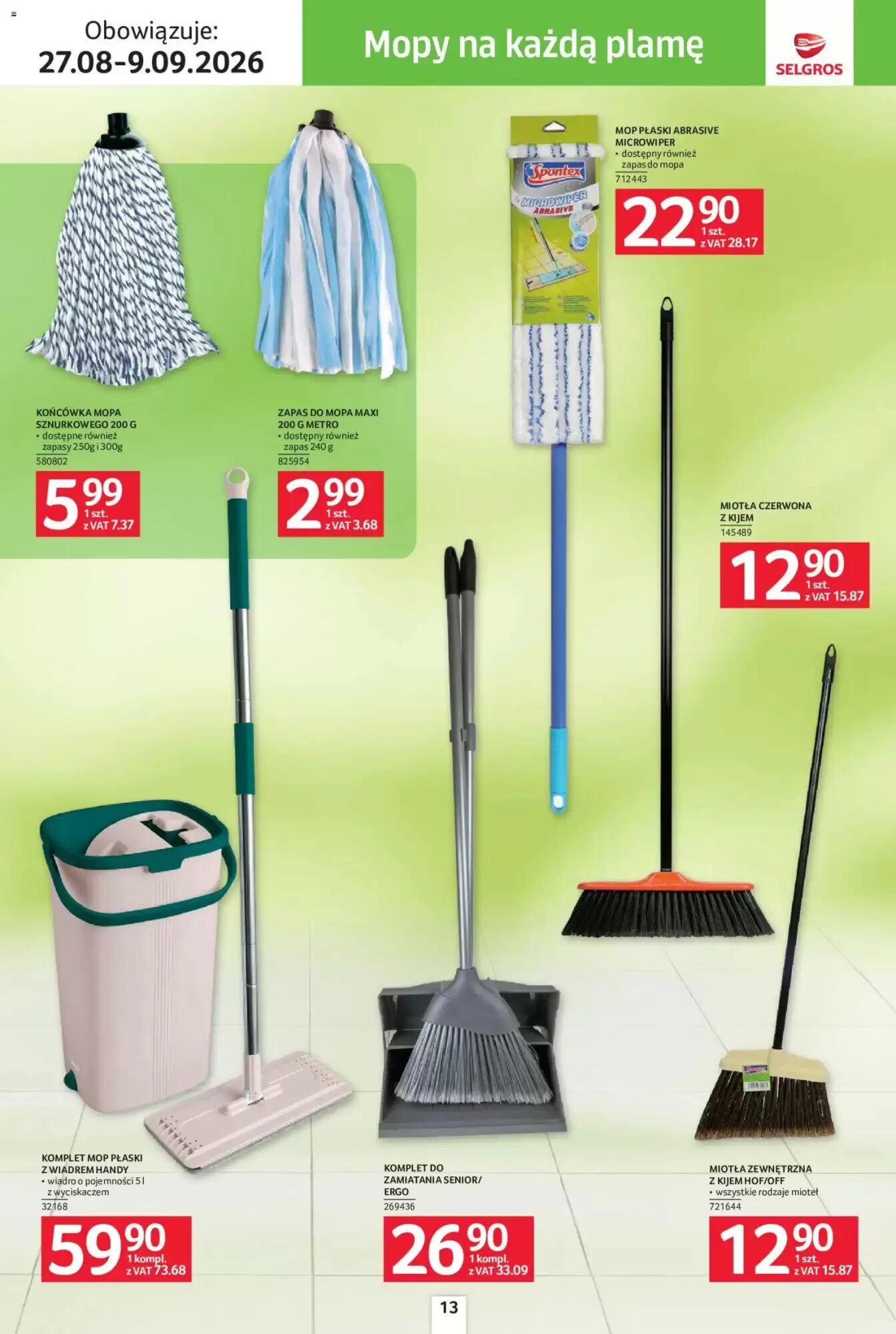 Gazetka promocyjna Selgros  ważna od 27.08.2026 - Strona 13.