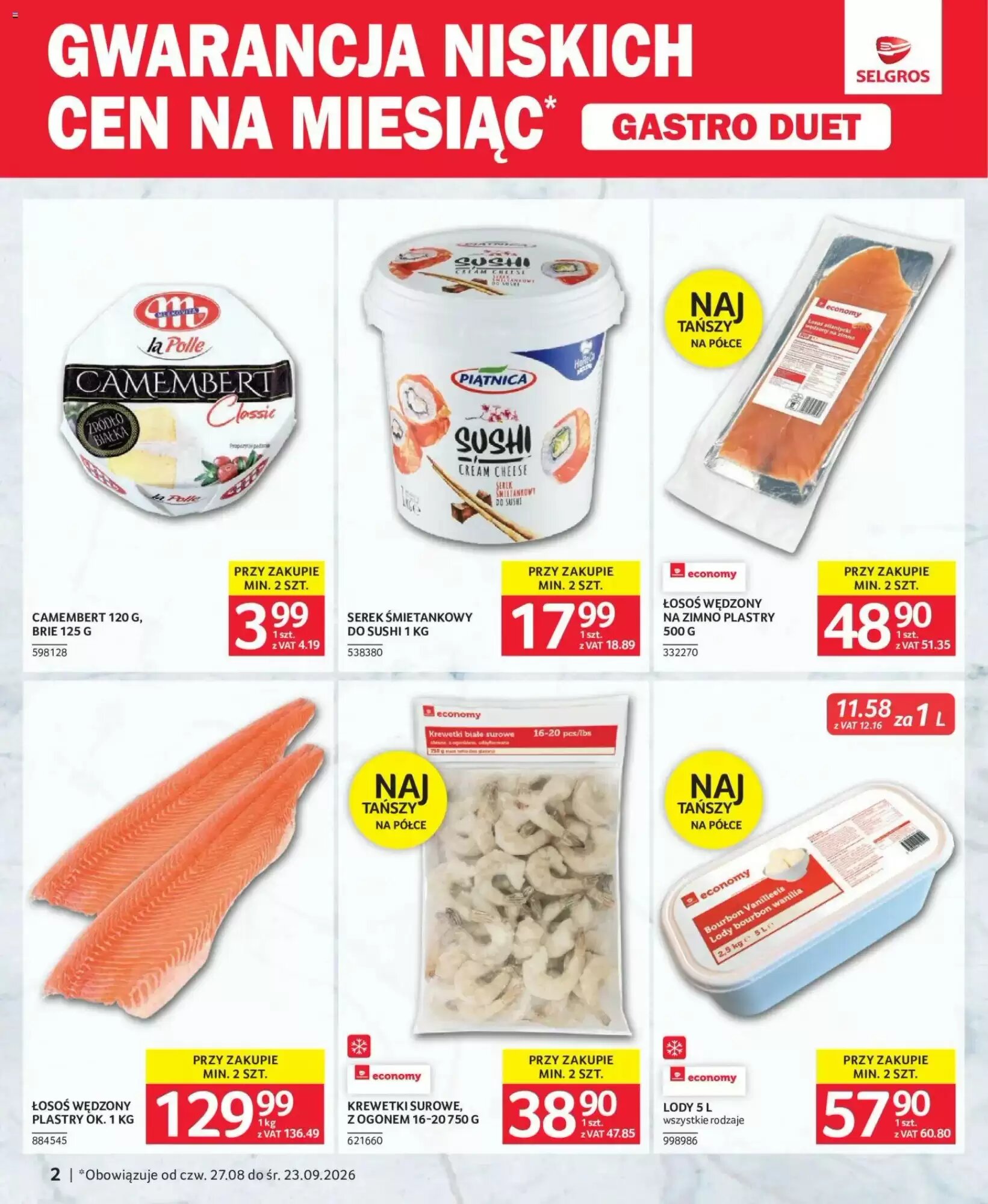 Gazetka promocyjna Selgros  ważna od 27.08.2026 - Strona 2.
