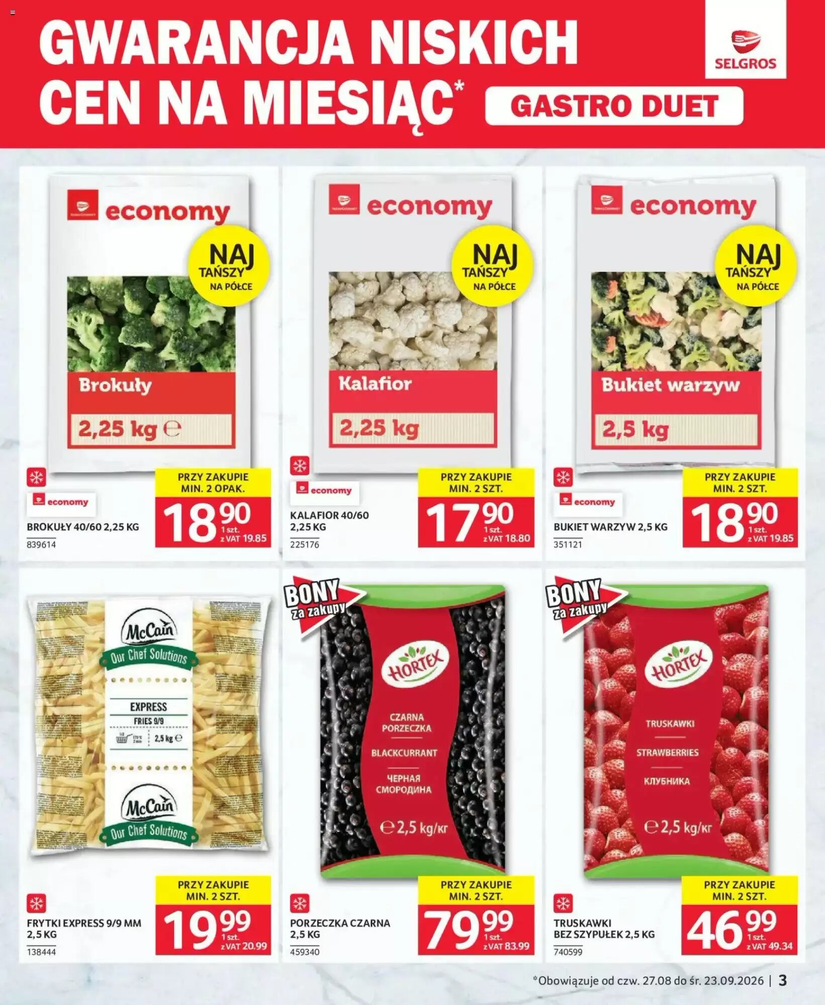 Gazetka promocyjna Selgros  ważna od 27.08.2026 - Strona 3.