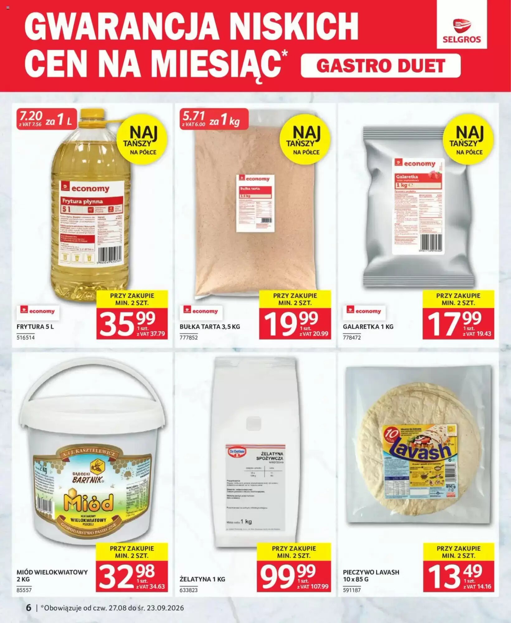 Gazetka promocyjna Selgros  ważna od 27.08.2026 - Strona 6.