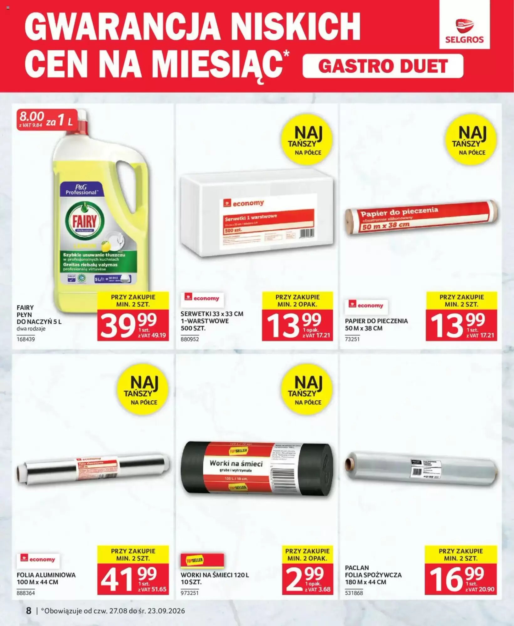 Gazetka promocyjna Selgros  ważna od 27.08.2026 - Strona 8.