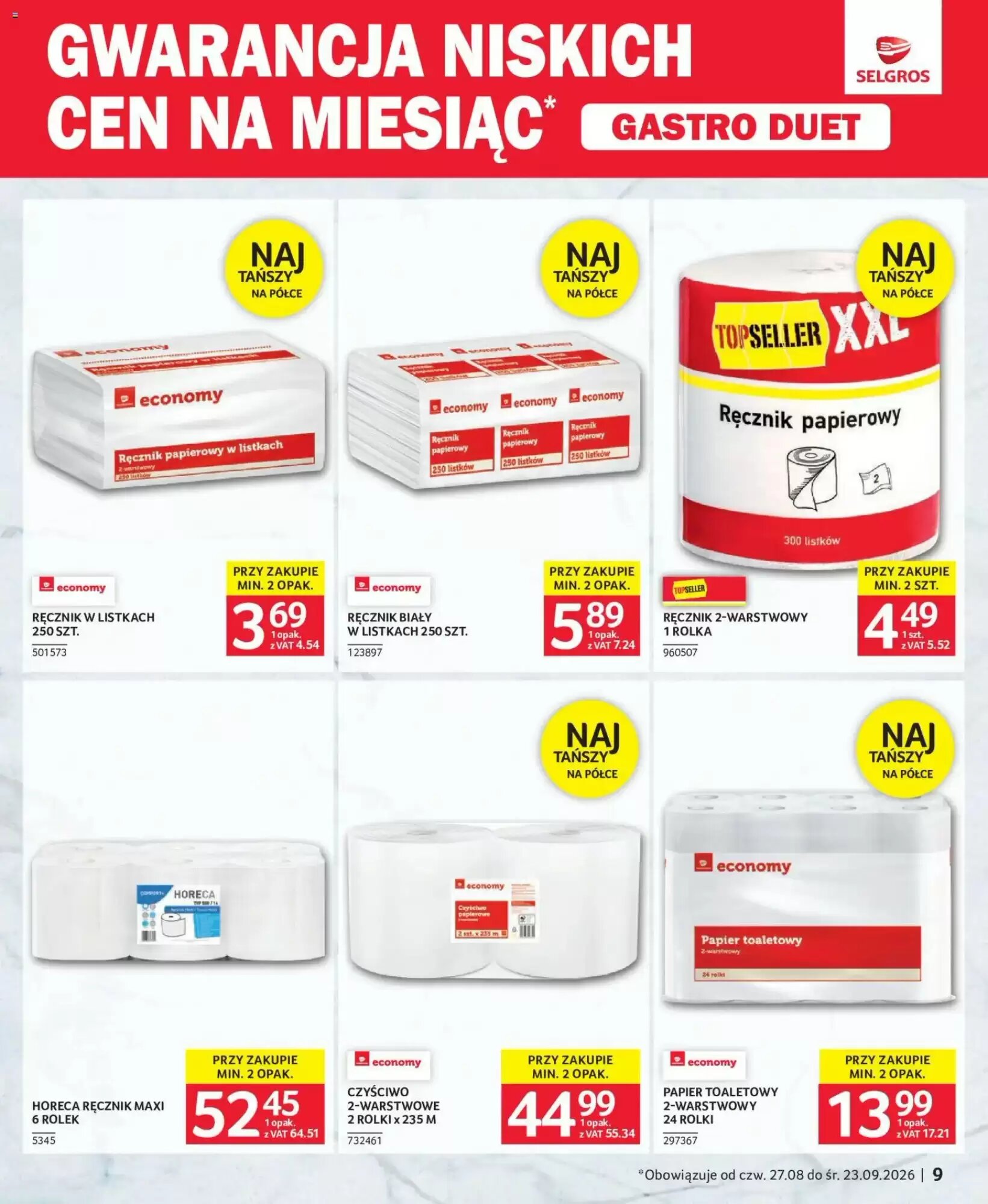 Gazetka promocyjna Selgros  ważna od 27.08.2026 - Strona 9.