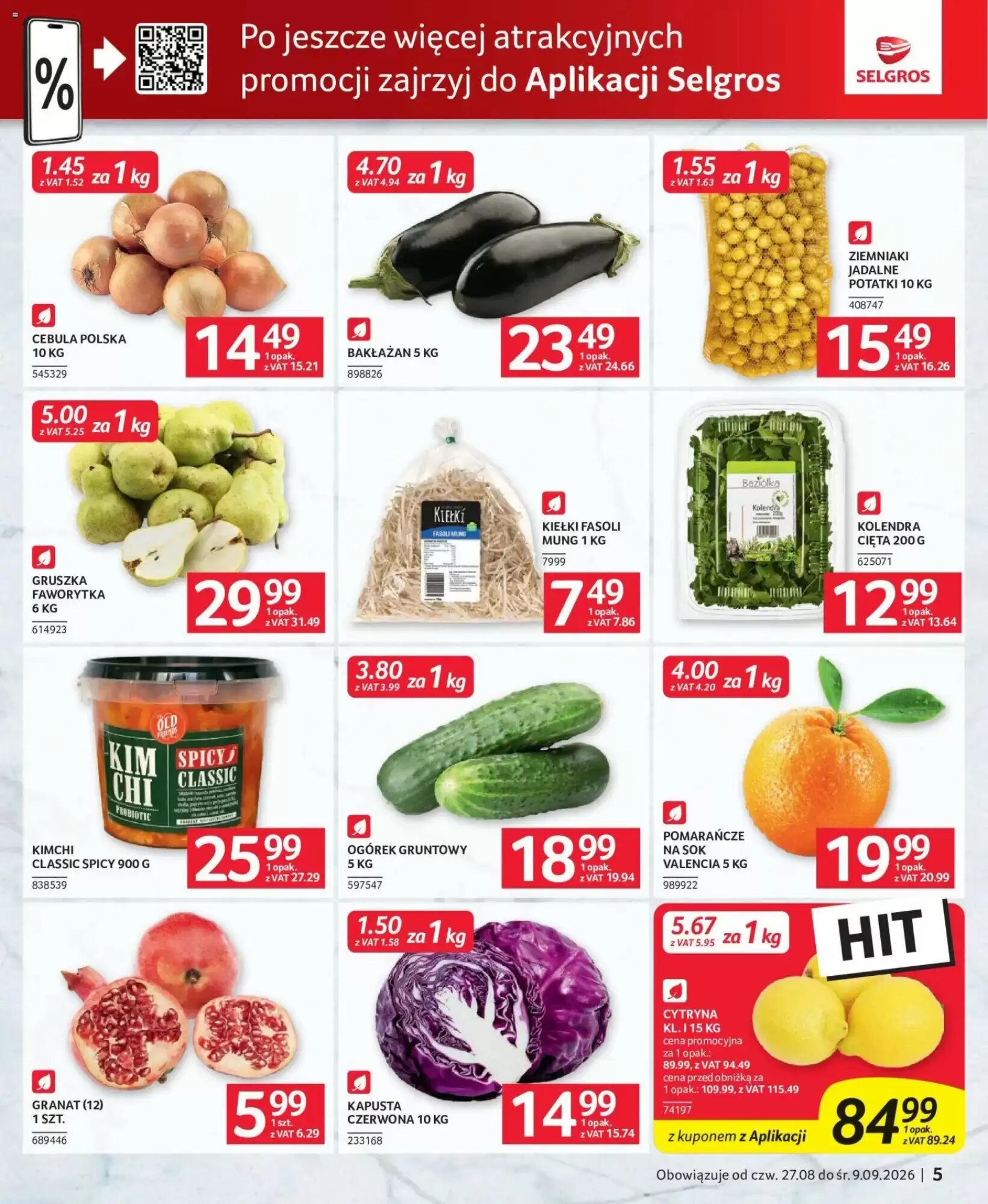 Gazetka promocyjna Selgros  ważna od 27.08.2026 - Strona 5.