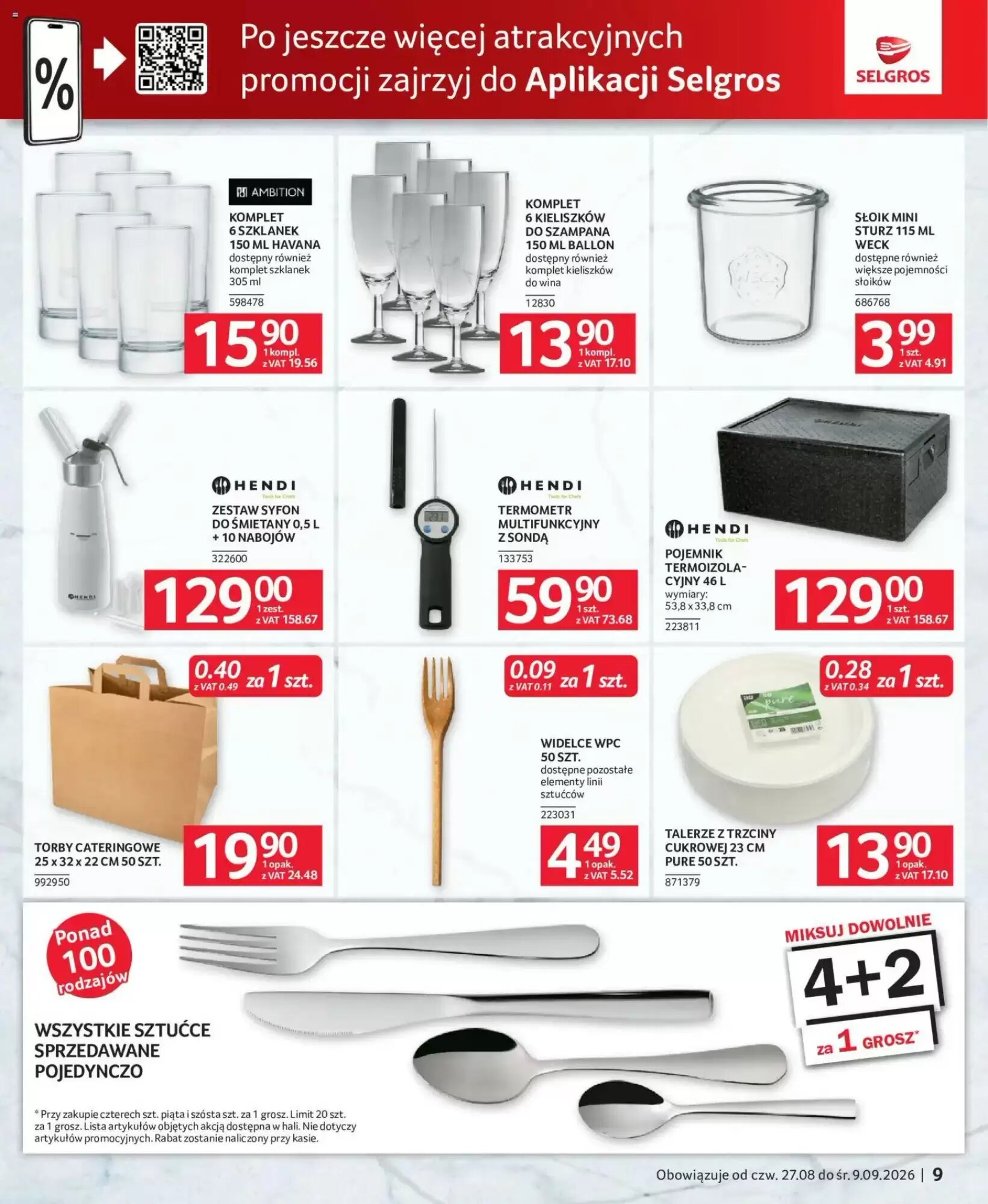 Gazetka promocyjna Selgros  ważna od 27.08.2026 - Strona 9.