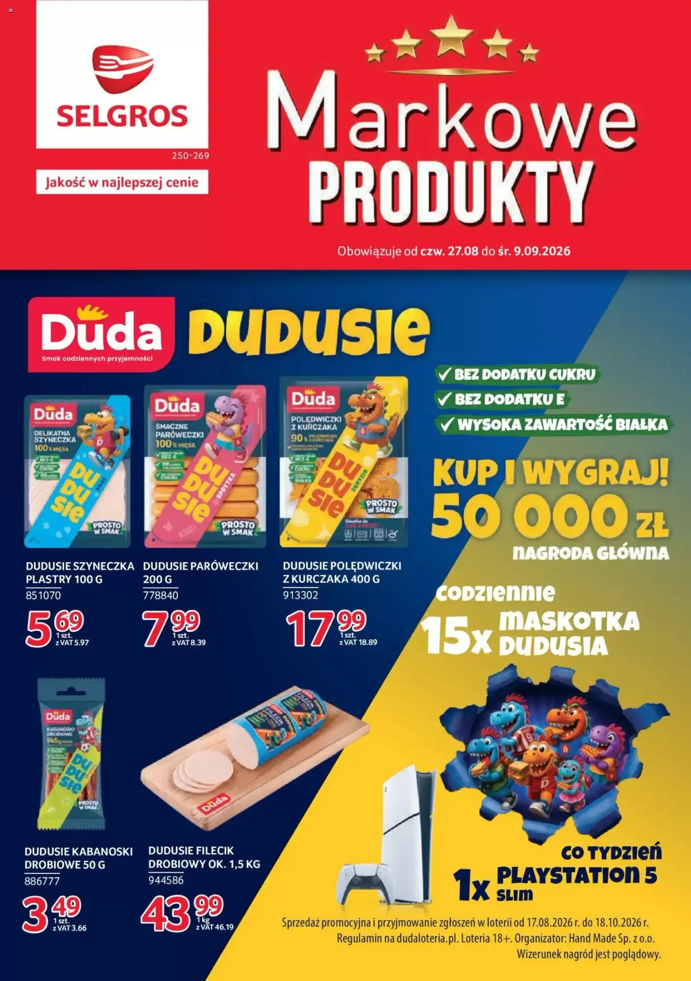 Gazetka promocyjna Selgros ważna od 27.08.2026 - Strona 1.