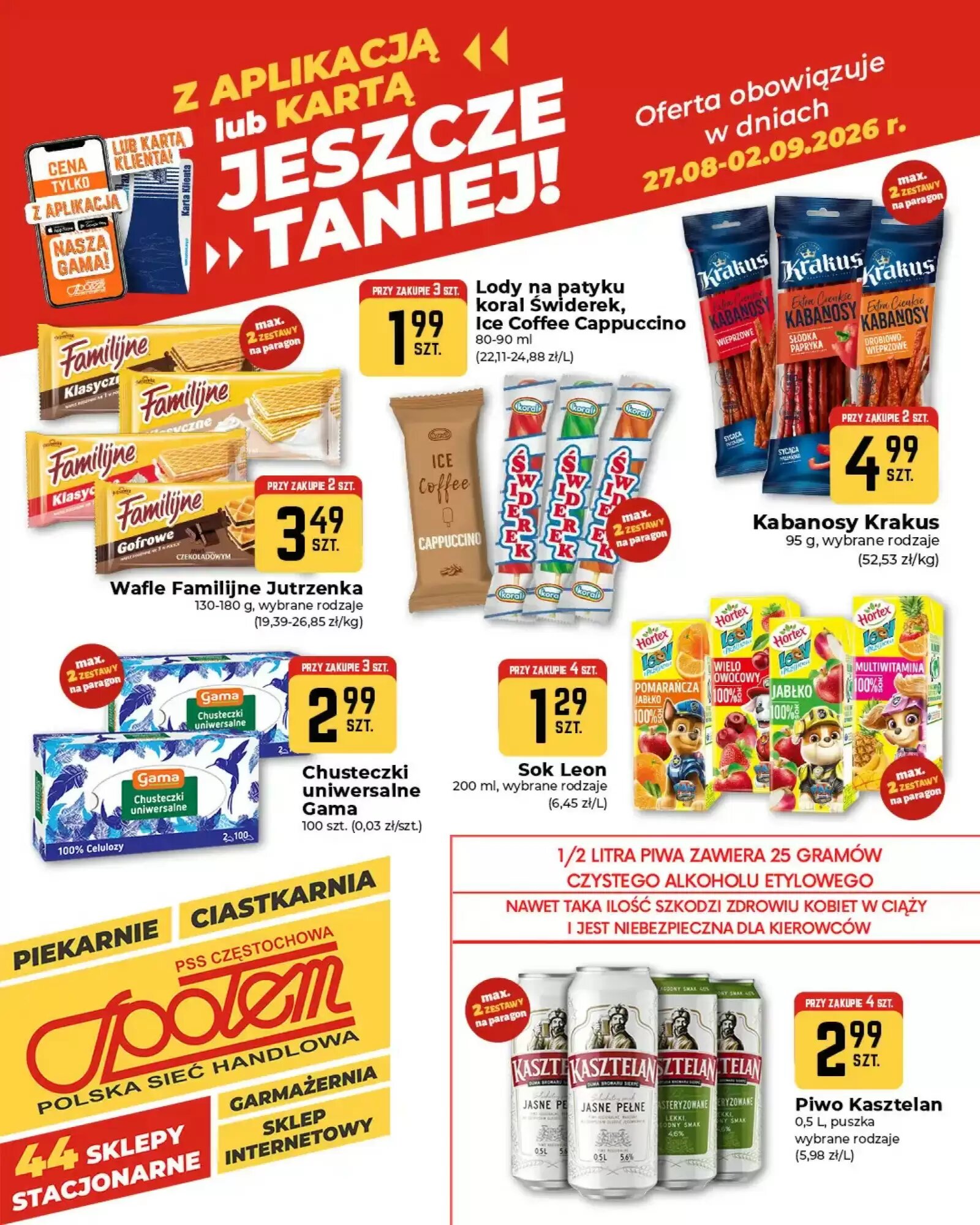Gazetka promocyjna Społem ważna od 27.08.2026 - Strona 1.