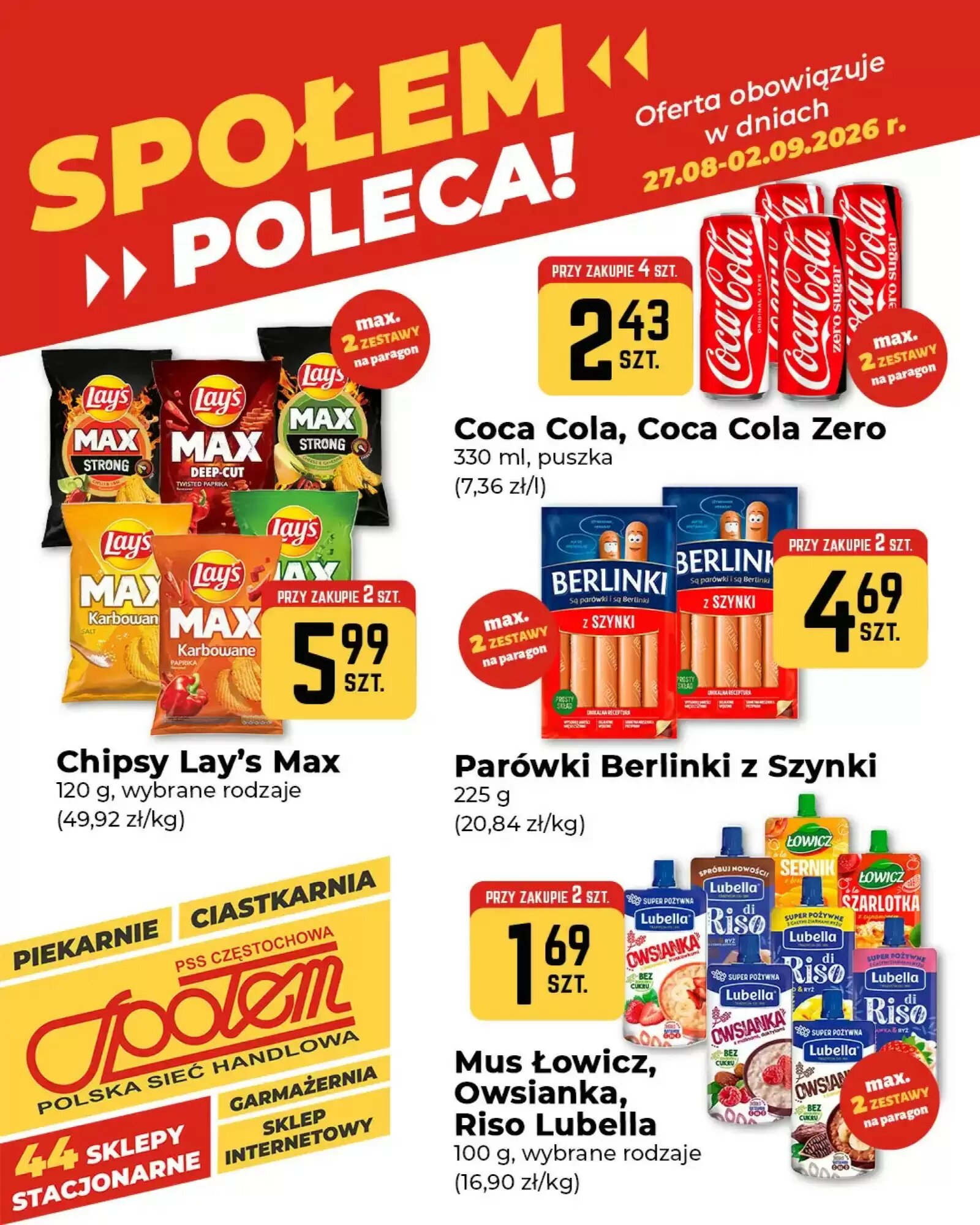 Gazetka promocyjna Społem  ważna od 27.08.2026 - Strona 3.